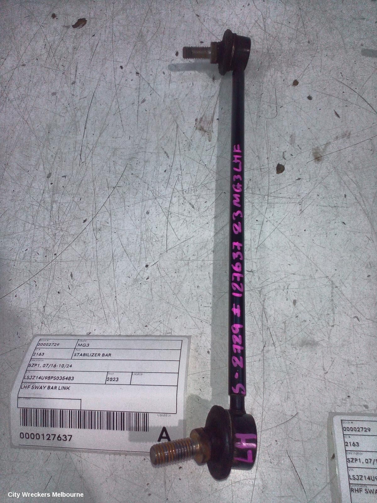 MG MG3 2023 Stabiliser Bar