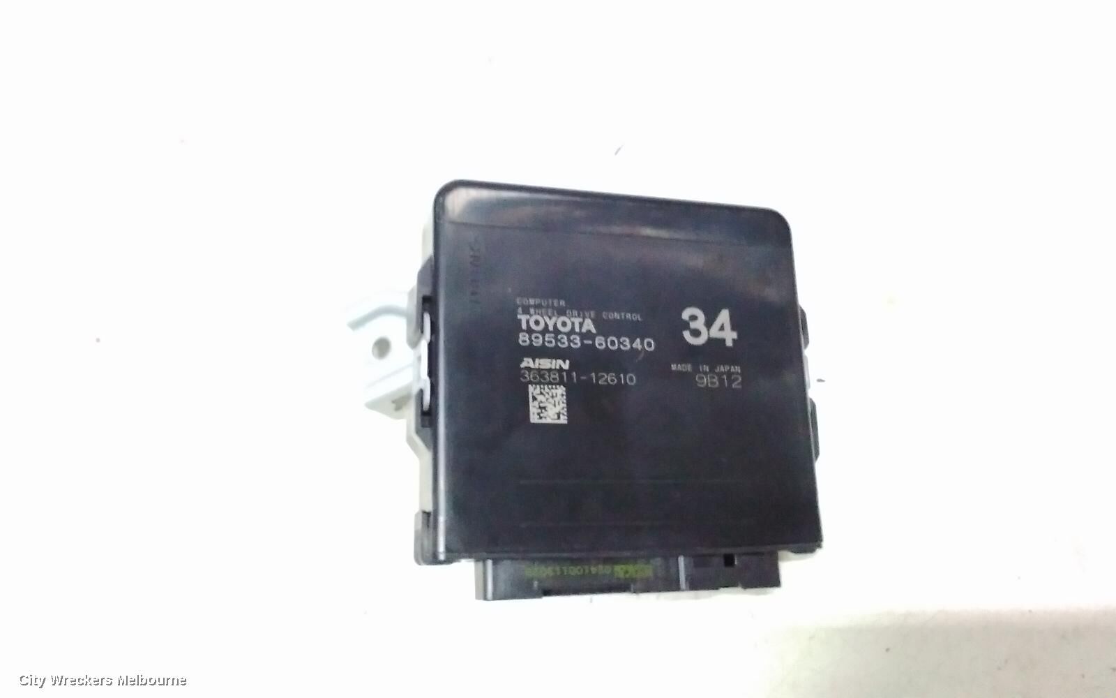TOYOTA PRADO 2019 Ecu