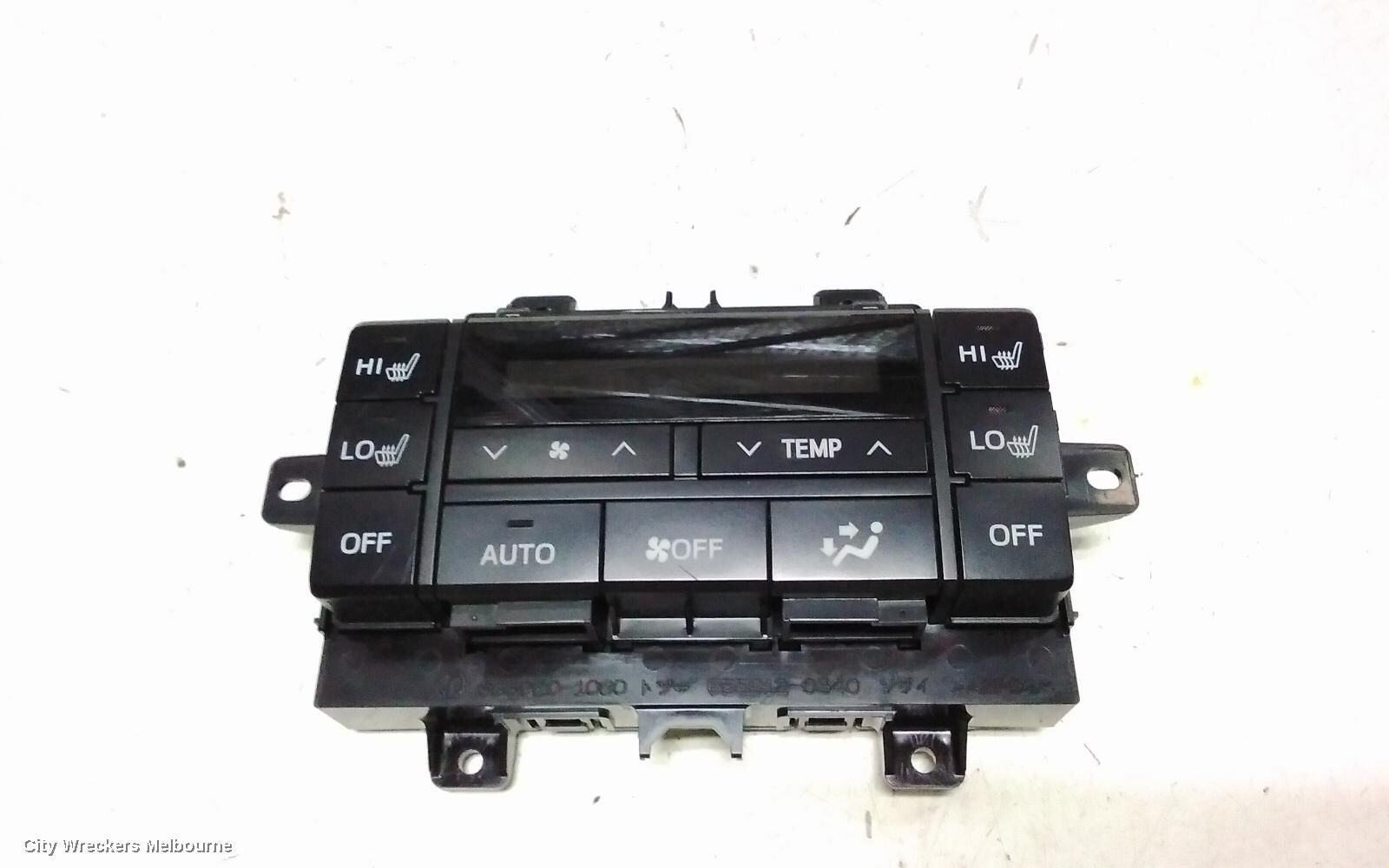 TOYOTA PRADO 2019 Heater/Ac Controls