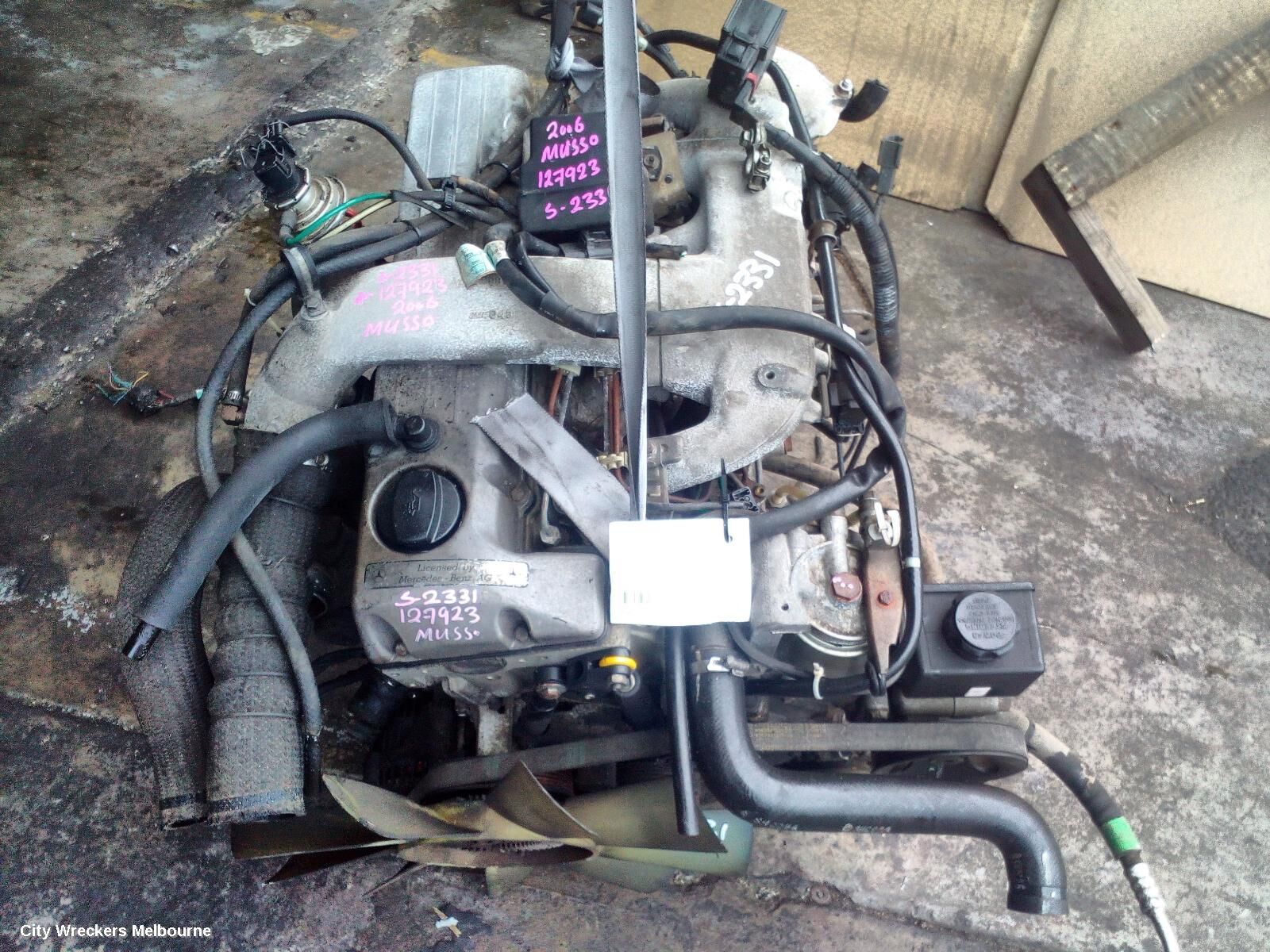 SSANGYONG MUSSO 2006 Engine