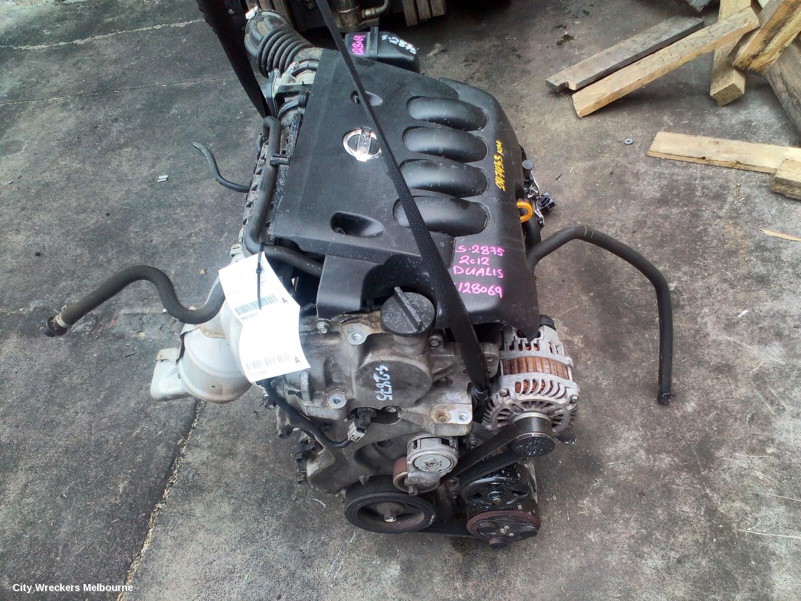 NISSAN DUALIS 2012 Engine