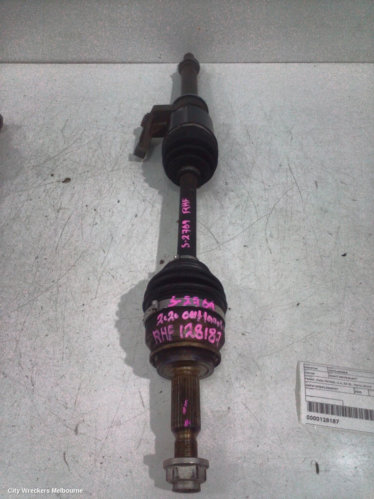 MITSUBISHI OUTLANDER 2020 Right Driveshaft