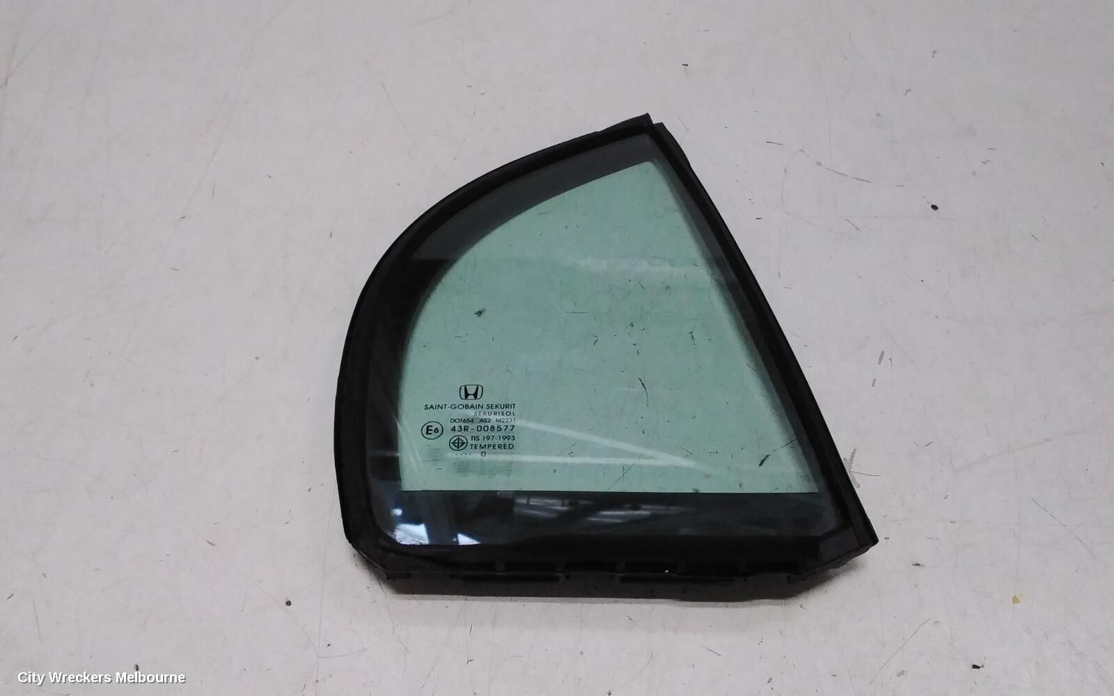 HONDA CIVIC 2010 Right Rear 1/4 Door Glass