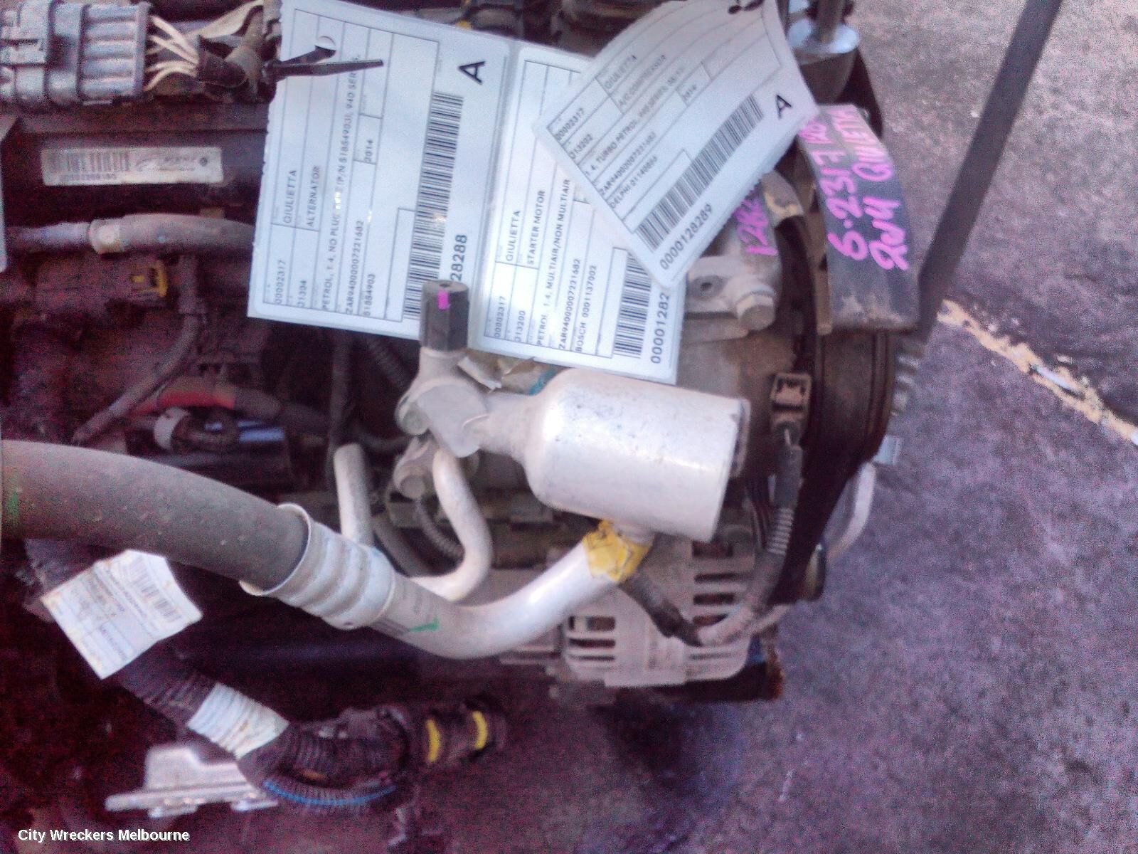 ALFA ROMEO GIULIETTA 2014 A/C Compressor