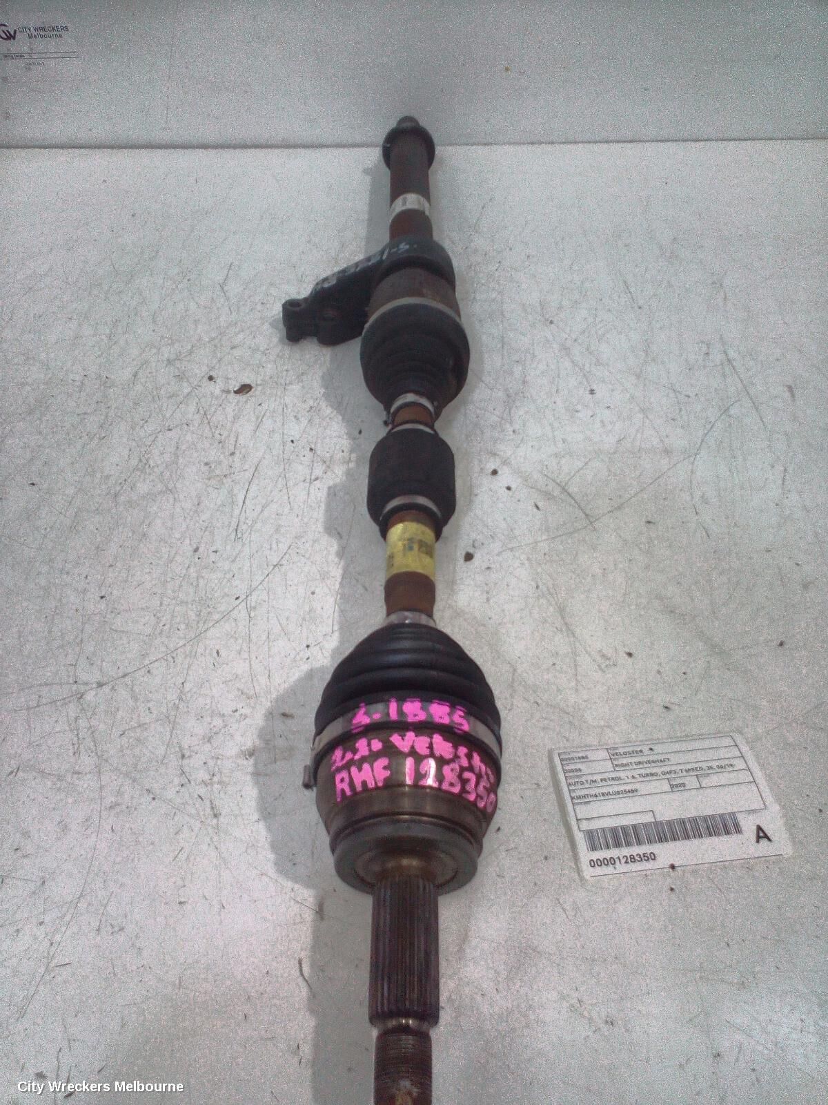 HYUNDAI VELOSTER 2020 Right Driveshaft