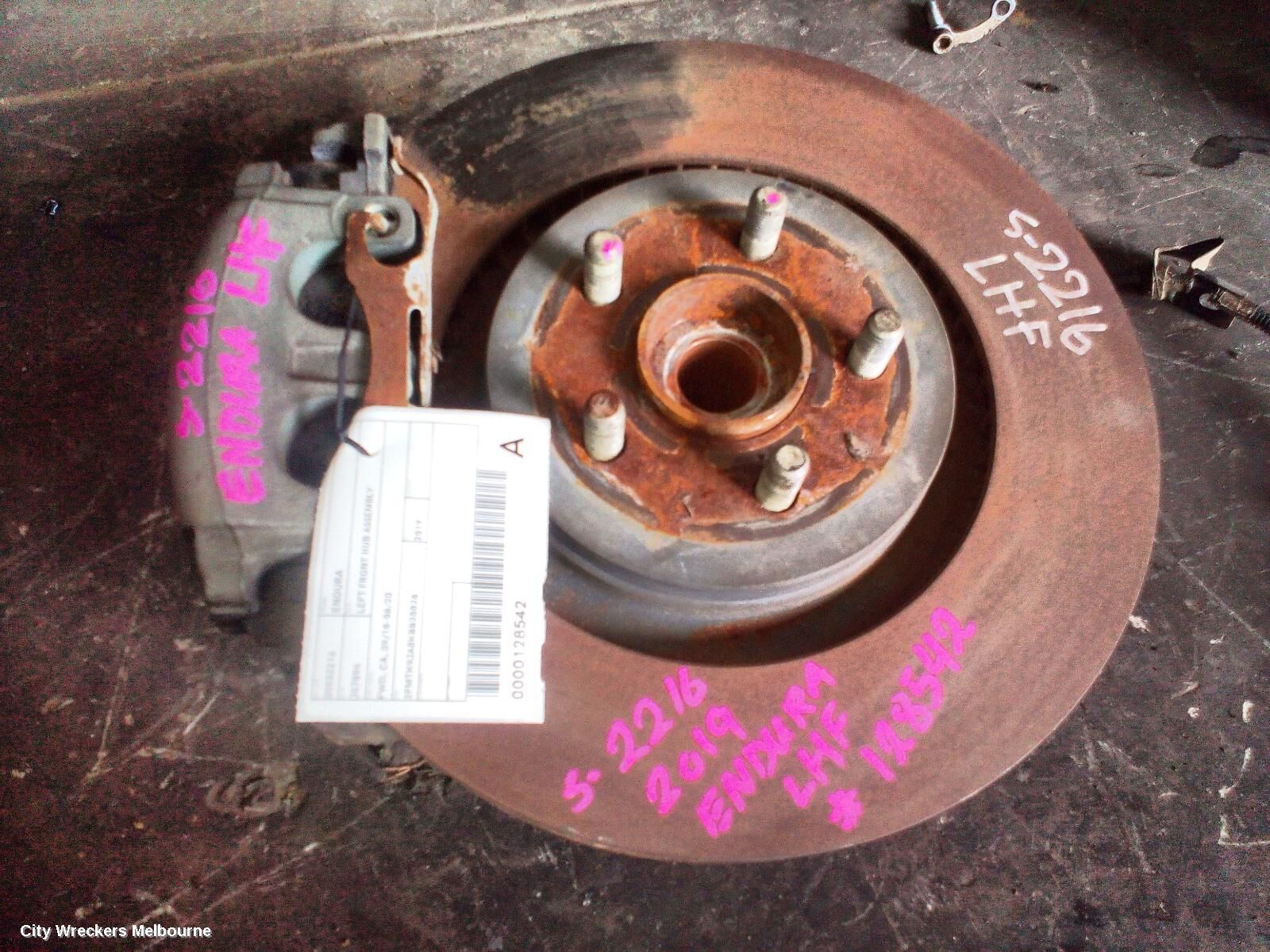 FORD ENDURA 2019 Left Front Hub Assembly