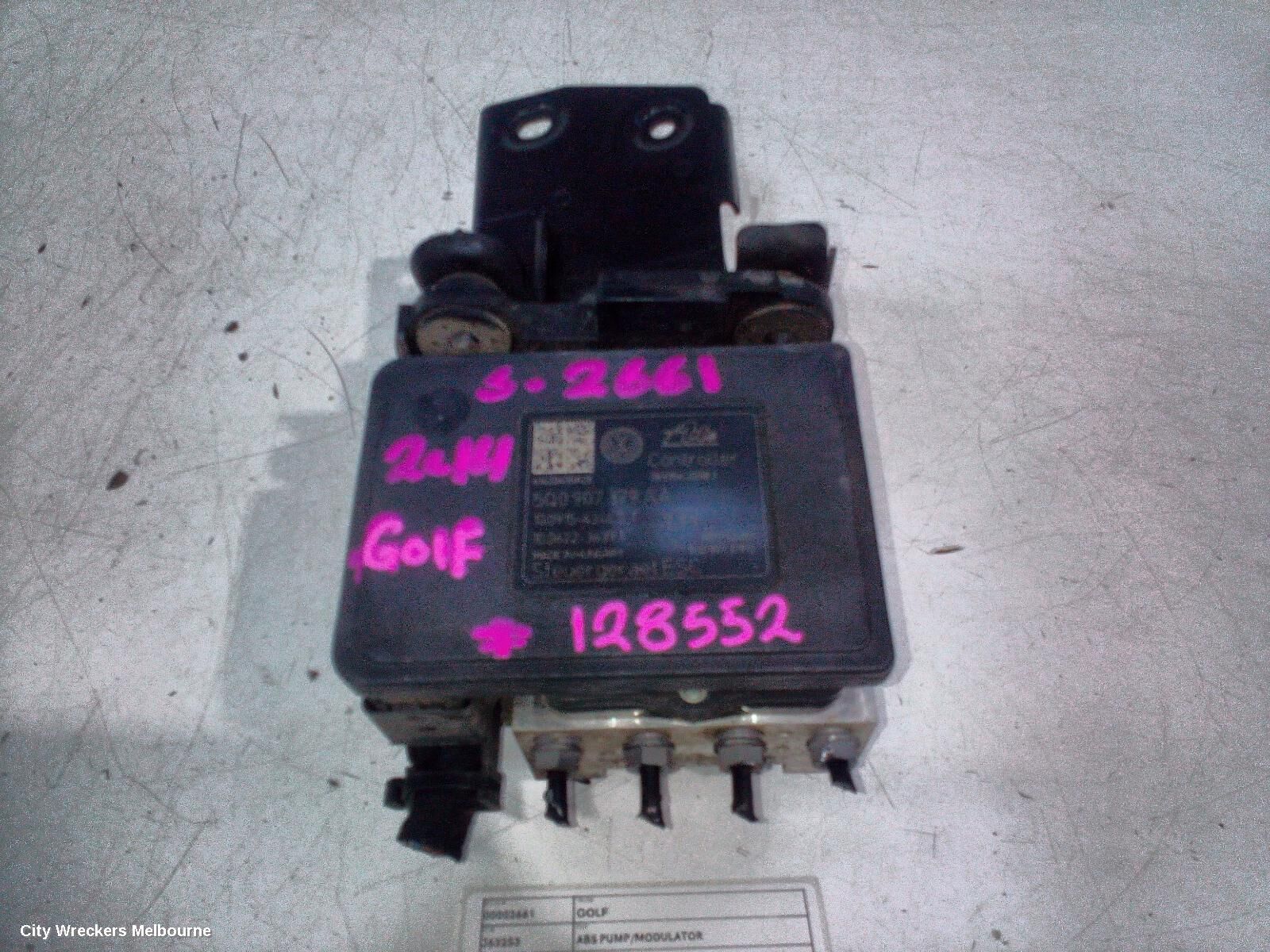 VOLKSWAGEN GOLF 2014 Abs Pump/Modulator