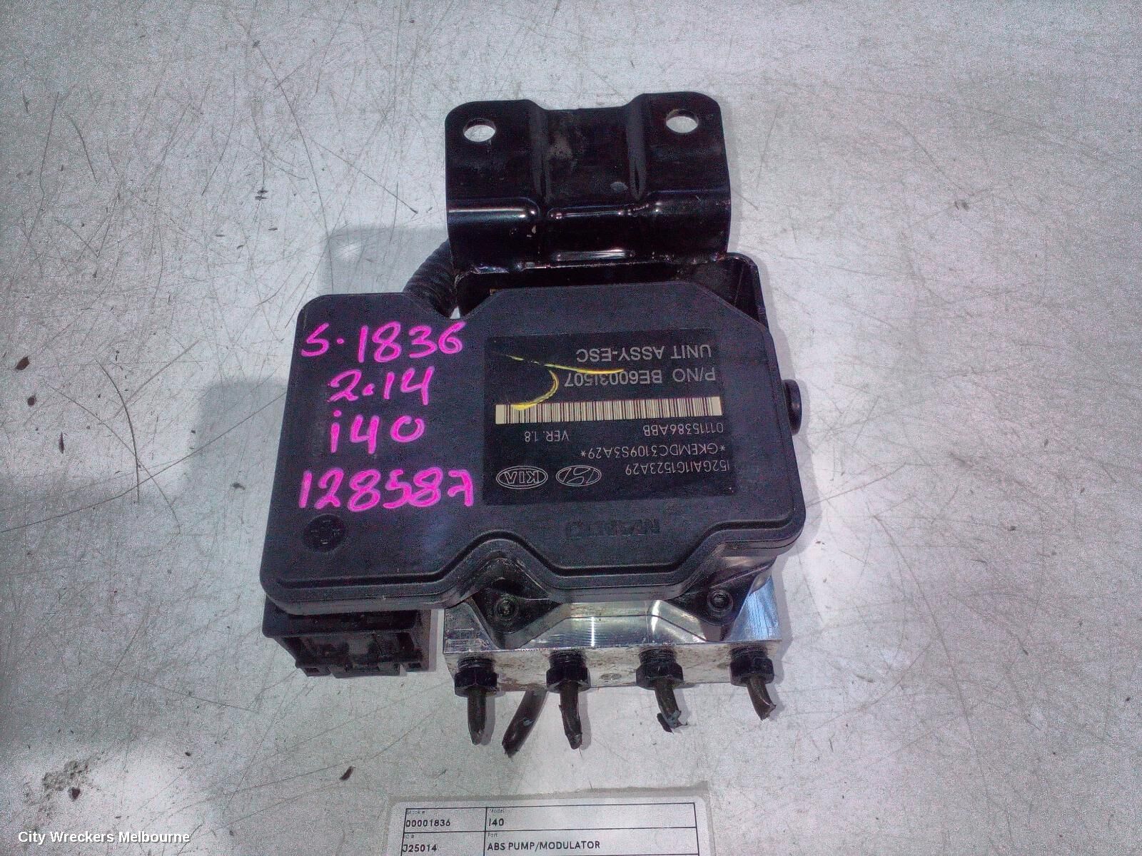 HYUNDAI I40 2014 Abs Pump/Modulator