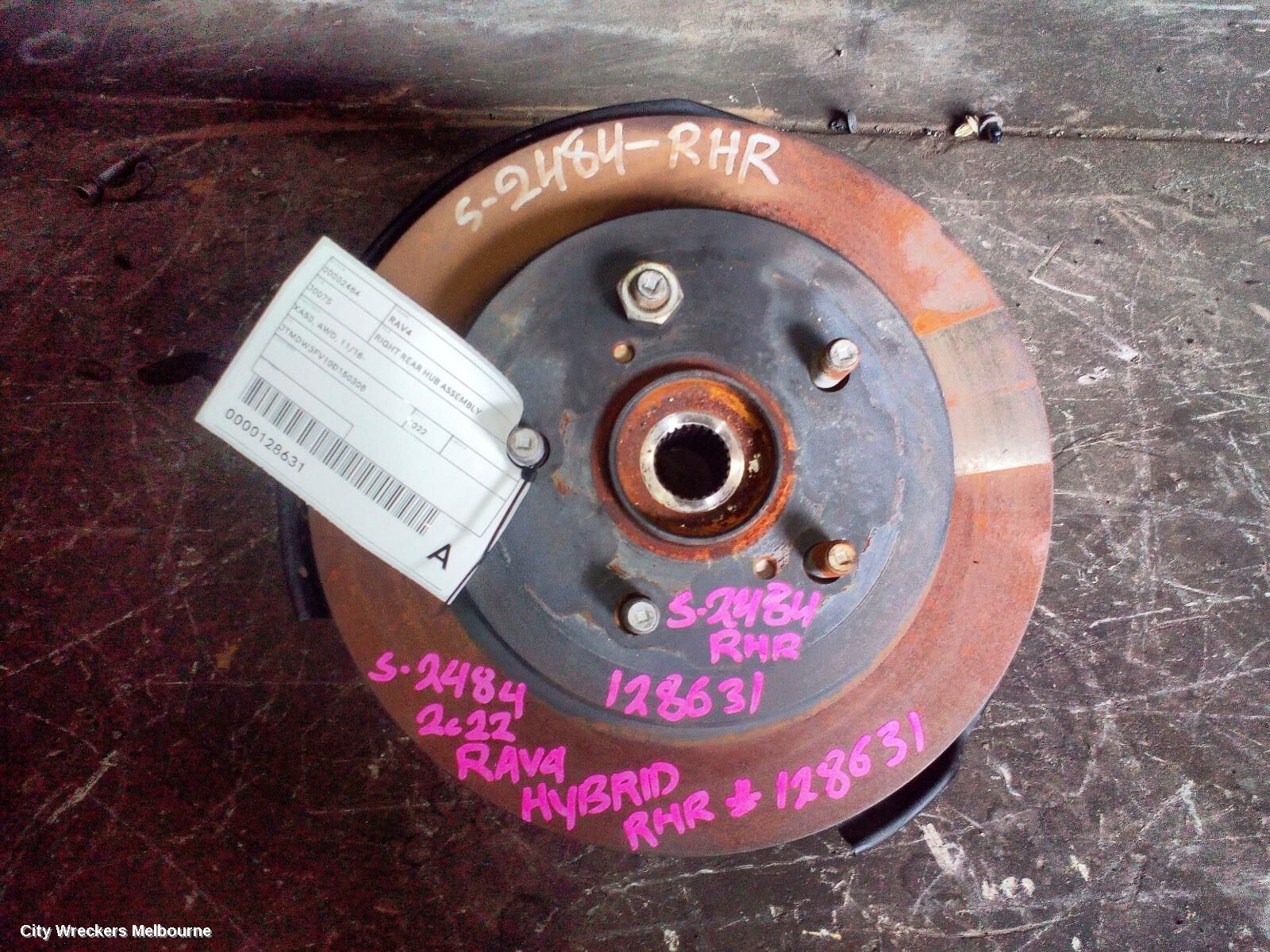 TOYOTA RAV4 2022 Right Rear Hub Assembly