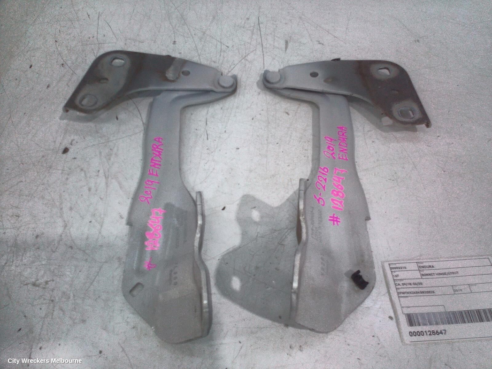 FORD ENDURA 2019 Bonnet Hinge/Strut