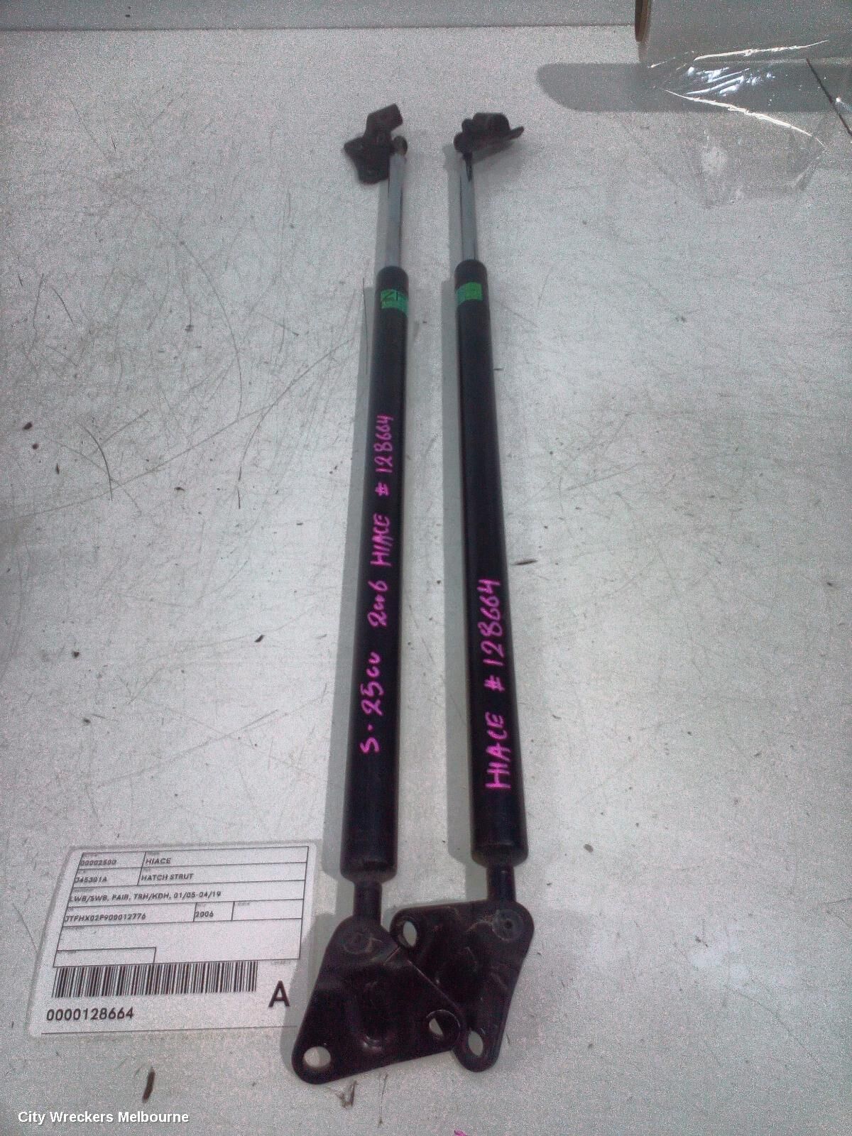 TOYOTA HIACE 2006 Hatch Strut