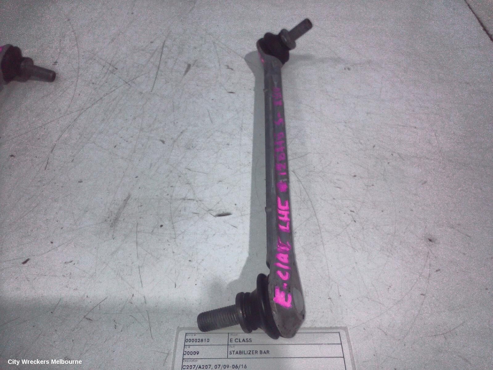 MERCEDES E CLASS 2011 Stabiliser Bar