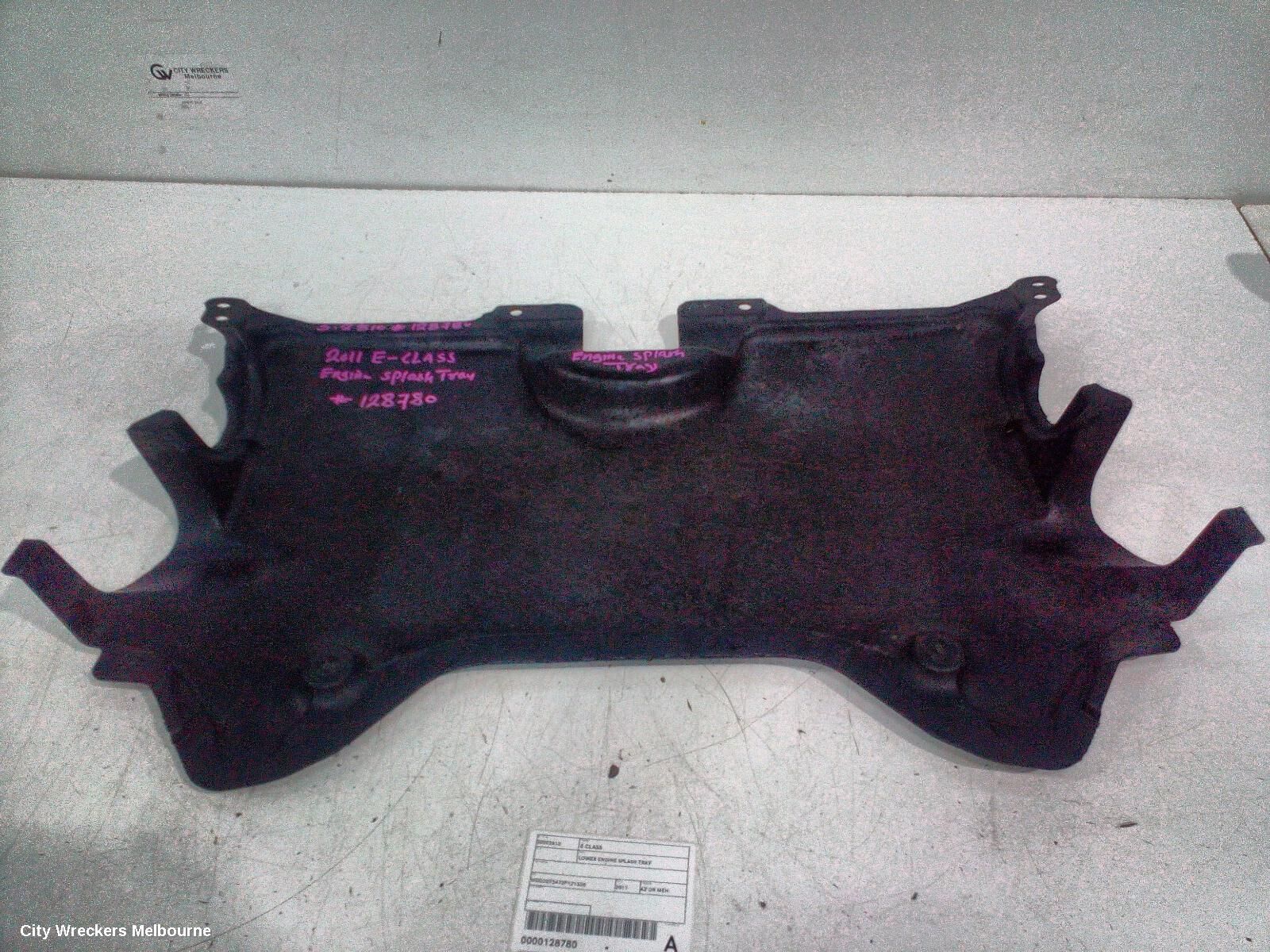 MERCEDES E CLASS 2011 LOWER_ENGINE_SPLASH_TRAY