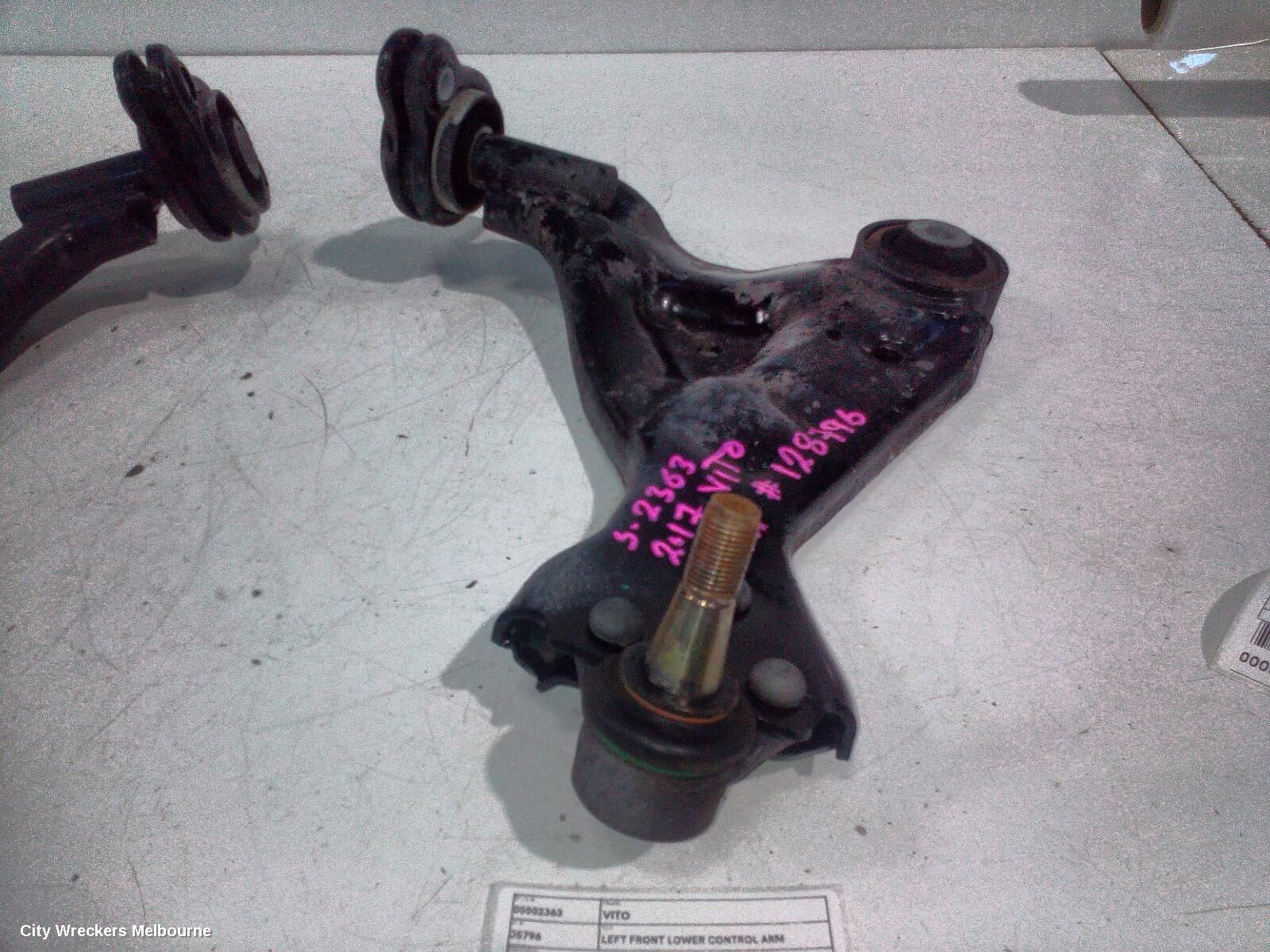 MERCEDES VITO 2017 Left Front Lower Control Arm