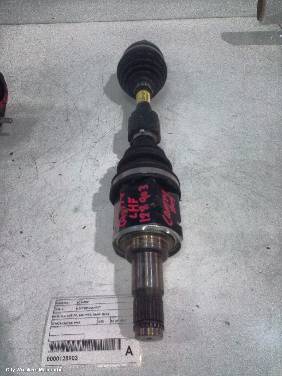 TOYOTA CAMRY 2005 Left Driveshaft