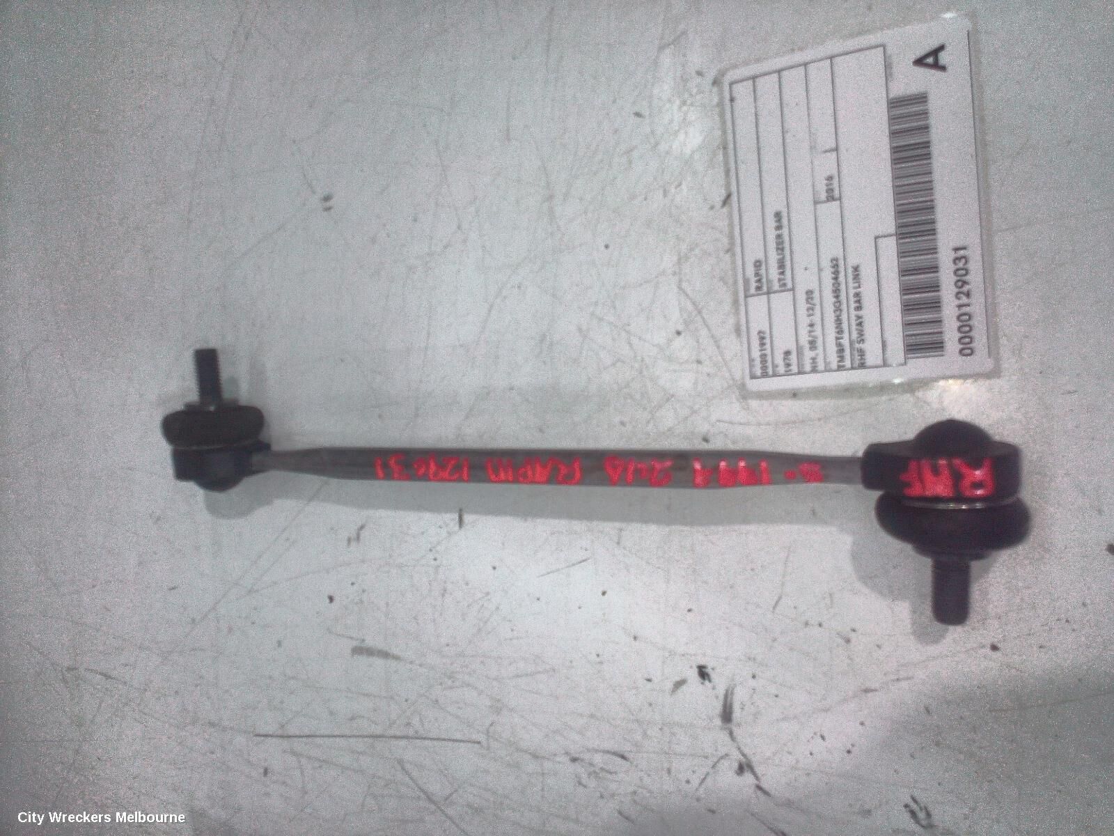 SKODA RAPID 2016 Stabiliser Bar