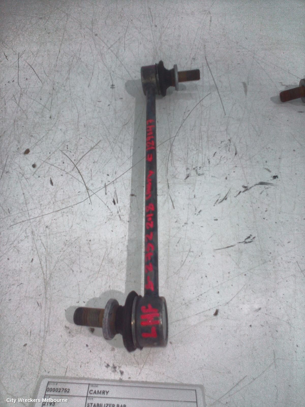 TOYOTA CAMRY 2018 Stabiliser Bar