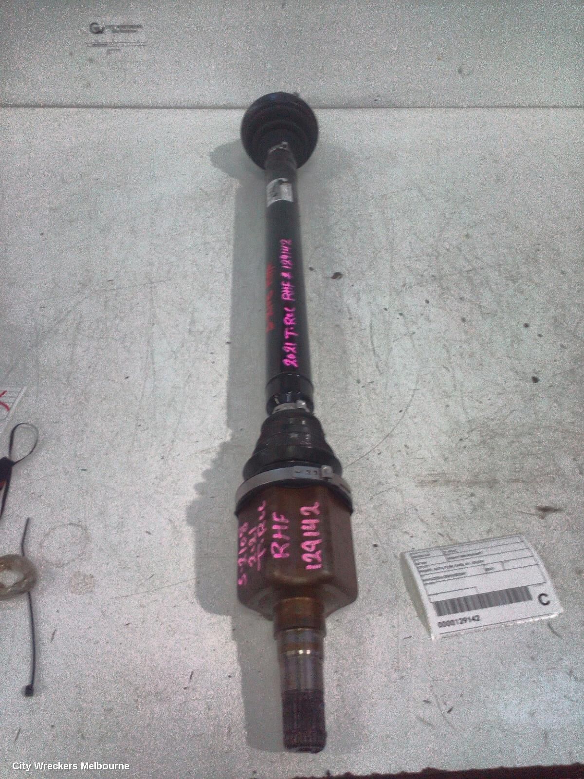 VOLKSWAGEN T-ROC 2021 Right Driveshaft