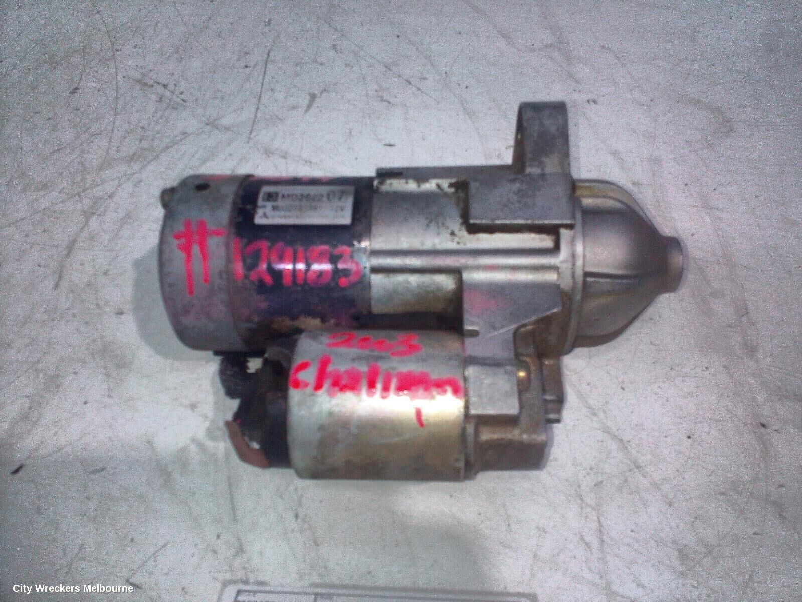 MITSUBISHI CHALLENGER 2003 Starter