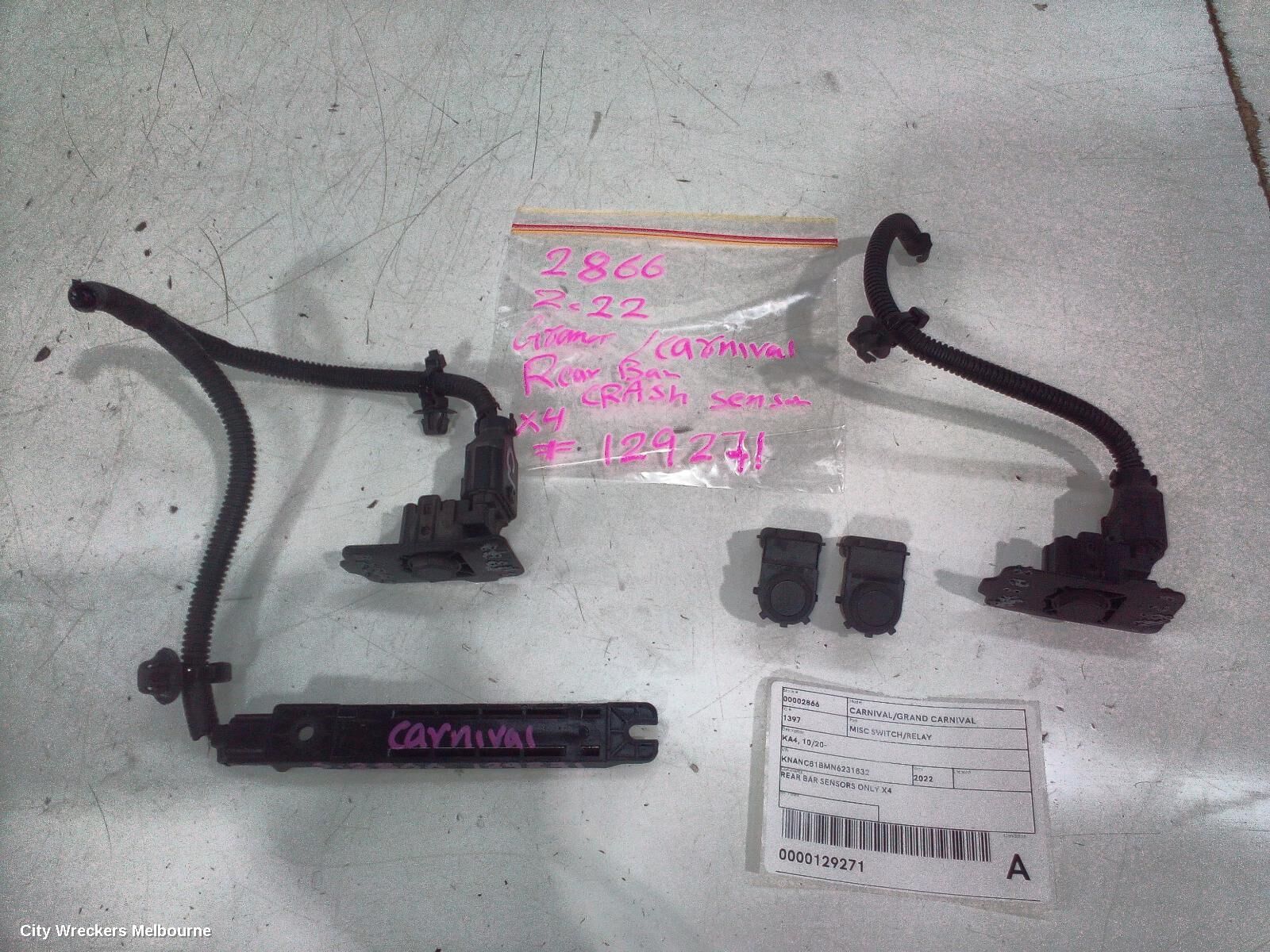 KIA CARNIVAL/GRAND CARNIVAL 2022 Misc Switch/Relay