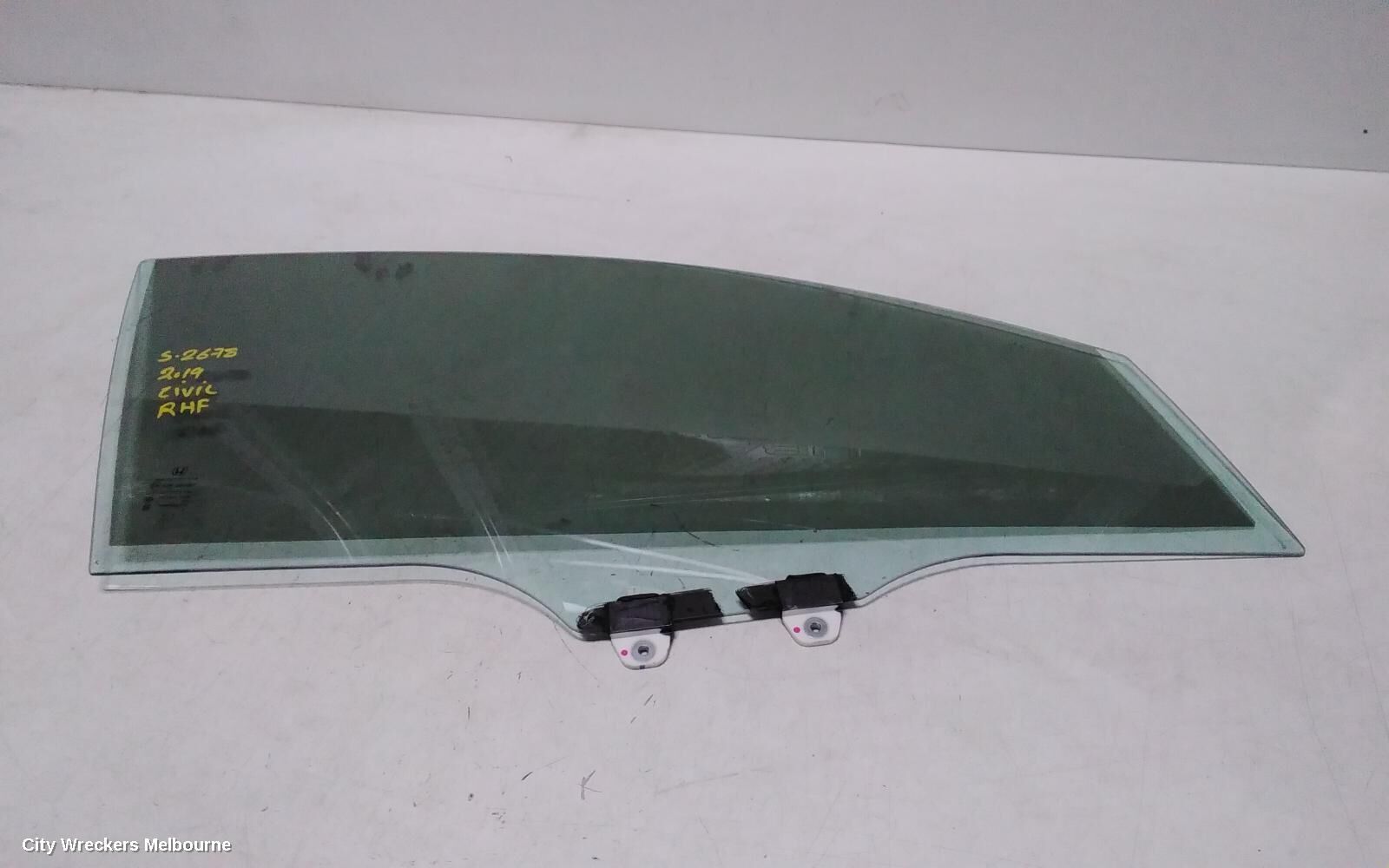 HONDA CIVIC 2019 Right Front Door Window