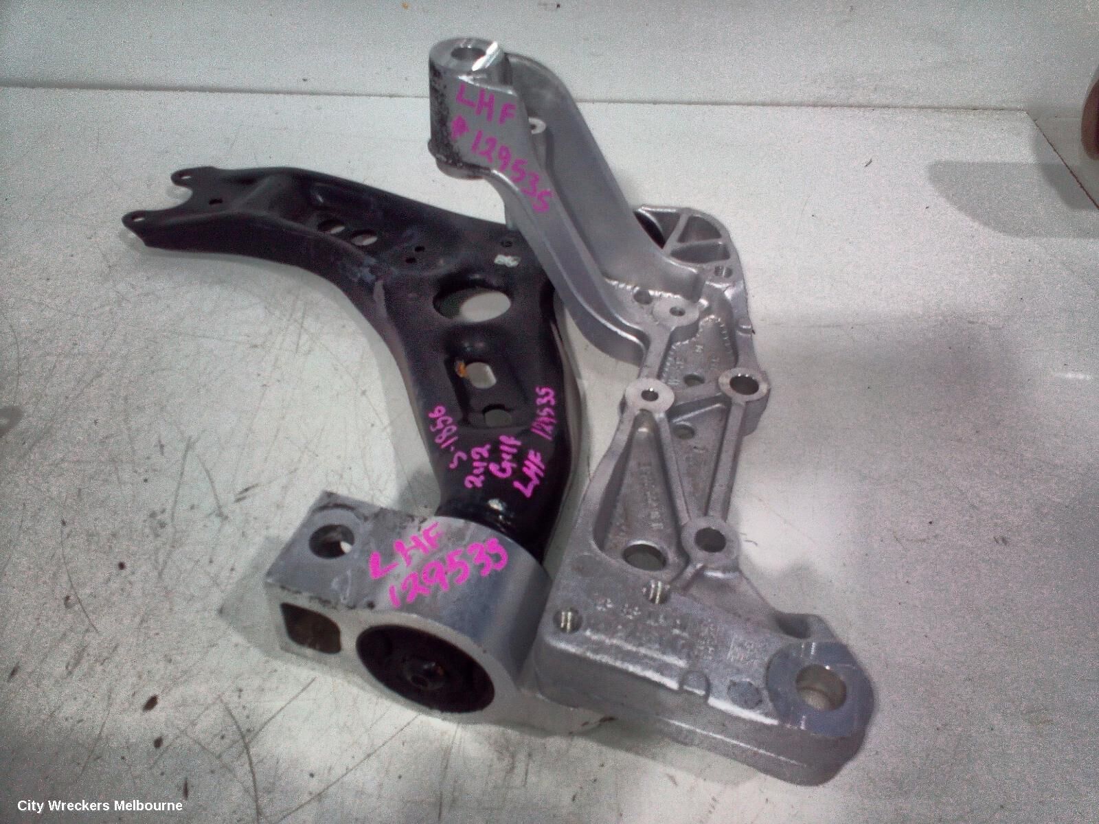VOLKSWAGEN GOLF 2012 Left Front Lower Control Arm