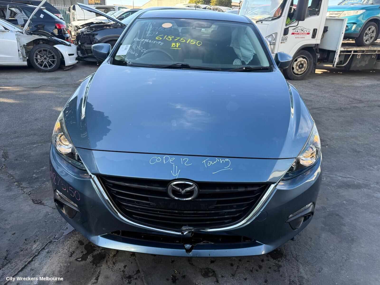 MAZDA 3 2015 Left Front Window Reg/Motor