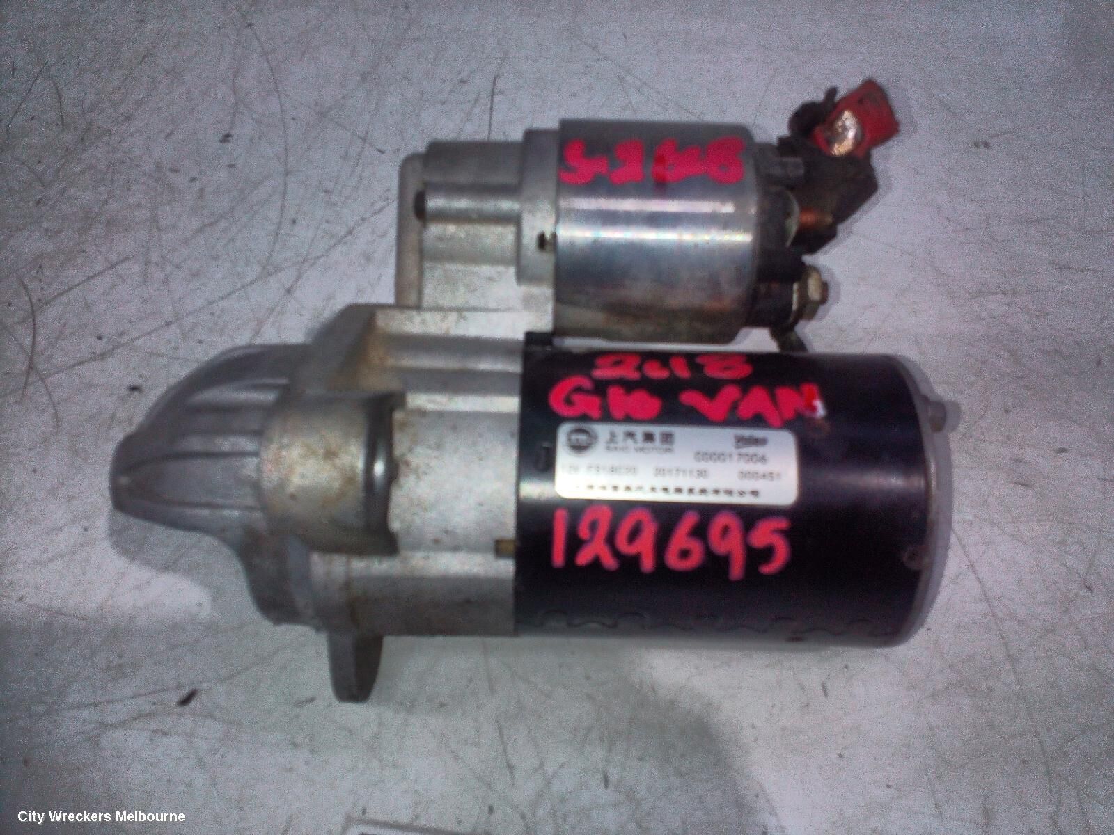 LDV G10 2018 Starter