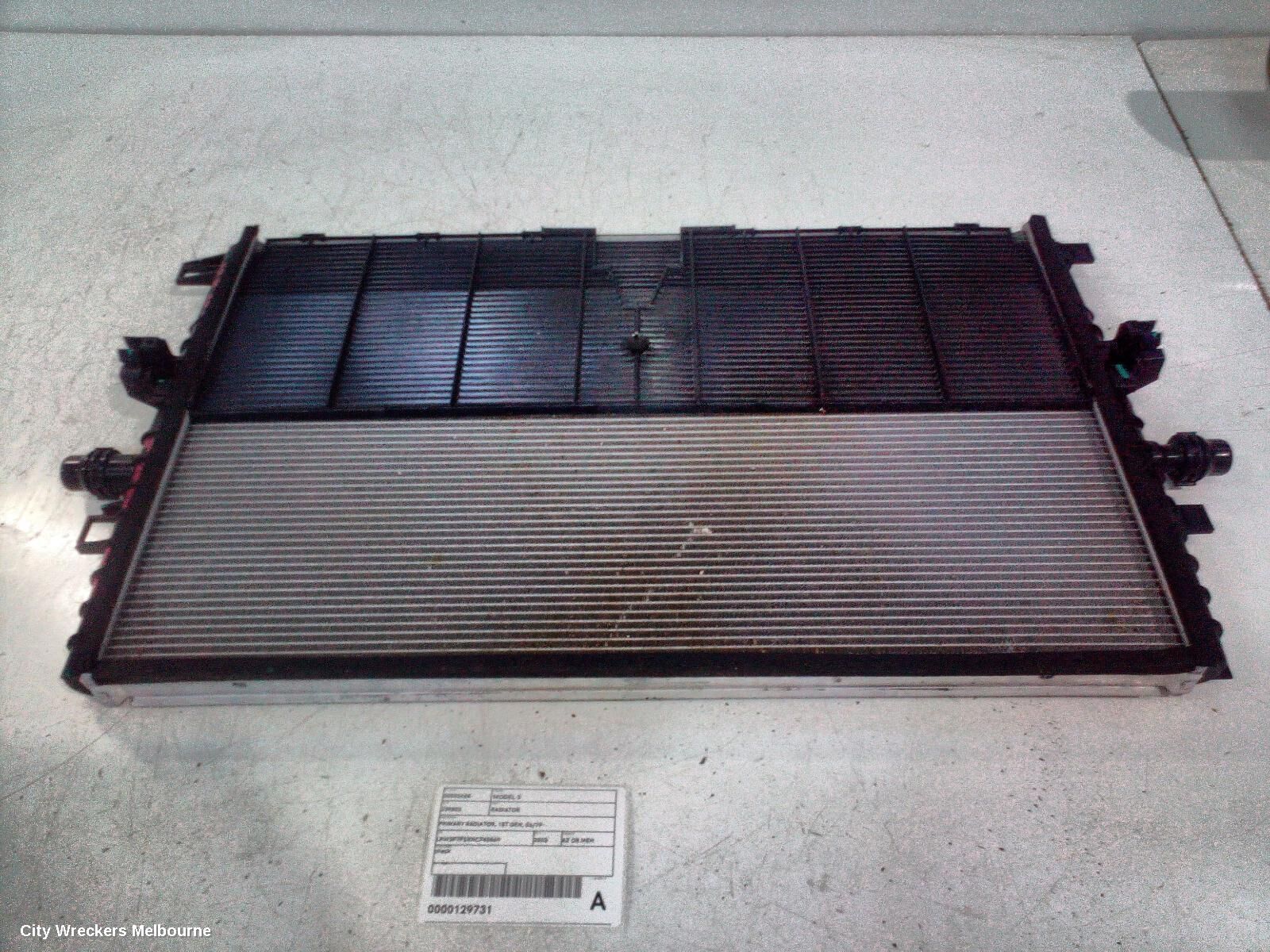 TESLA MODEL 3 2023 Radiator