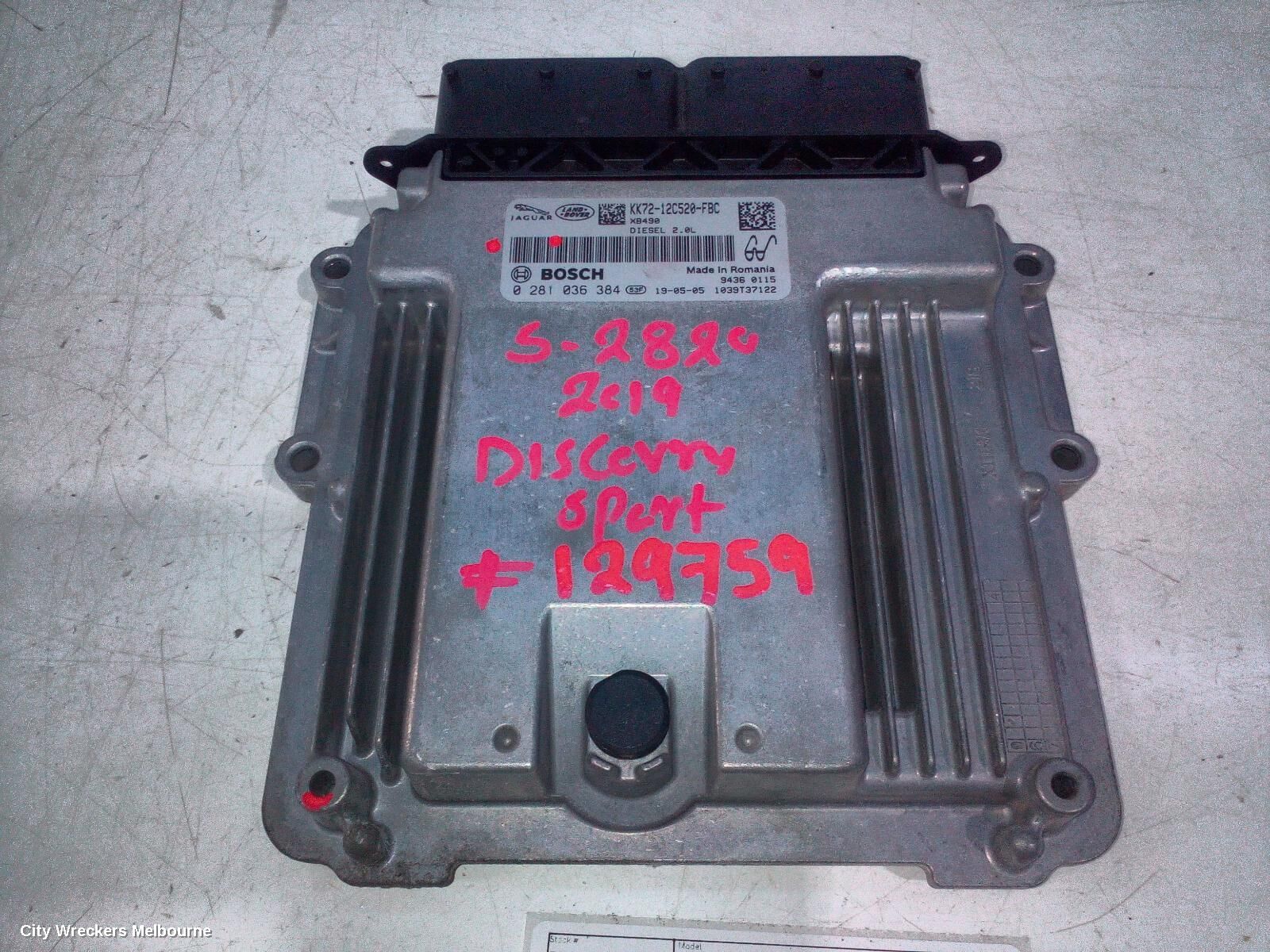 LAND ROVER DISCOVERY SPORT 2019 Ecu