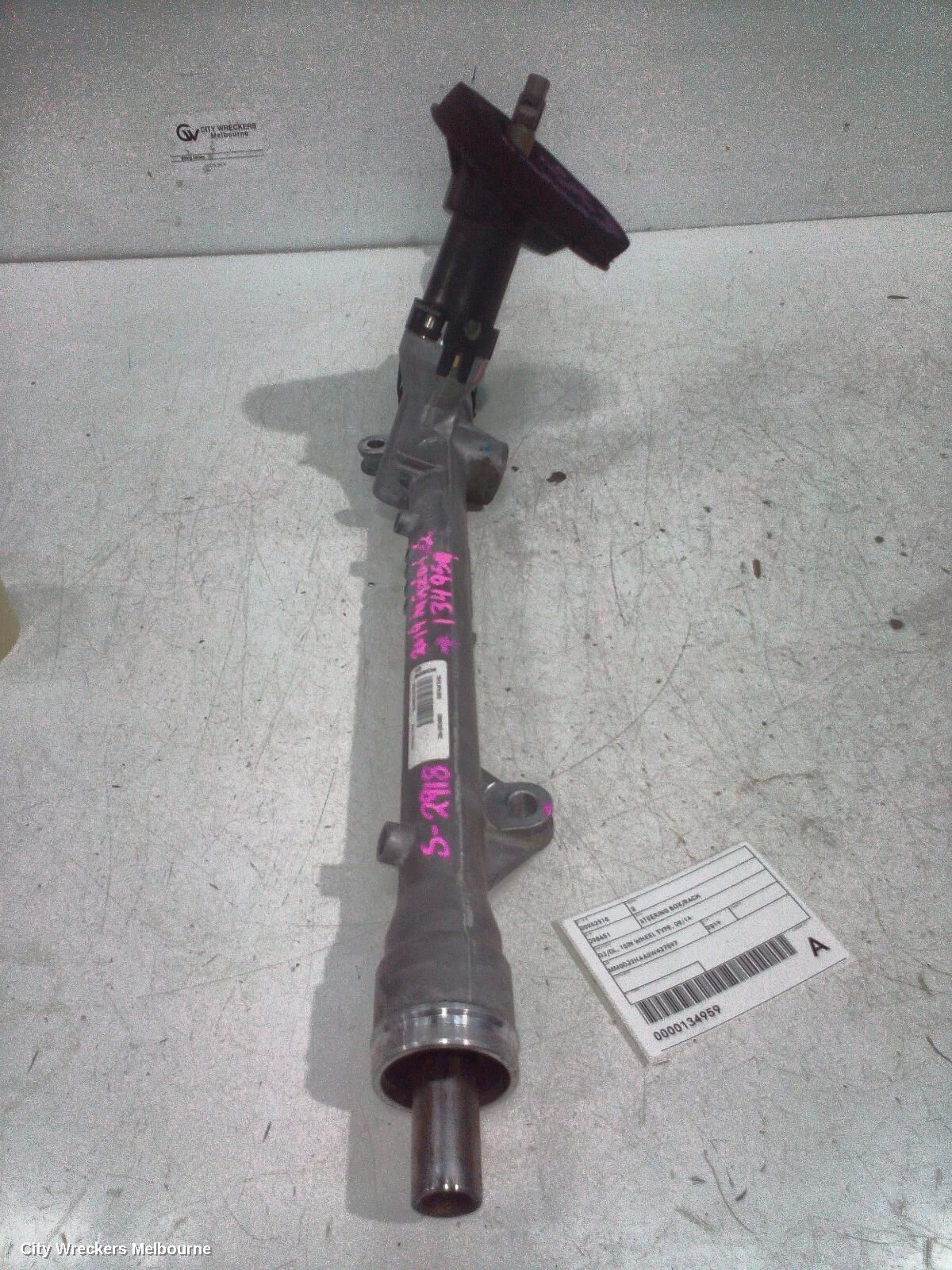 MAZDA 2 2019 Steering Box/Rack
