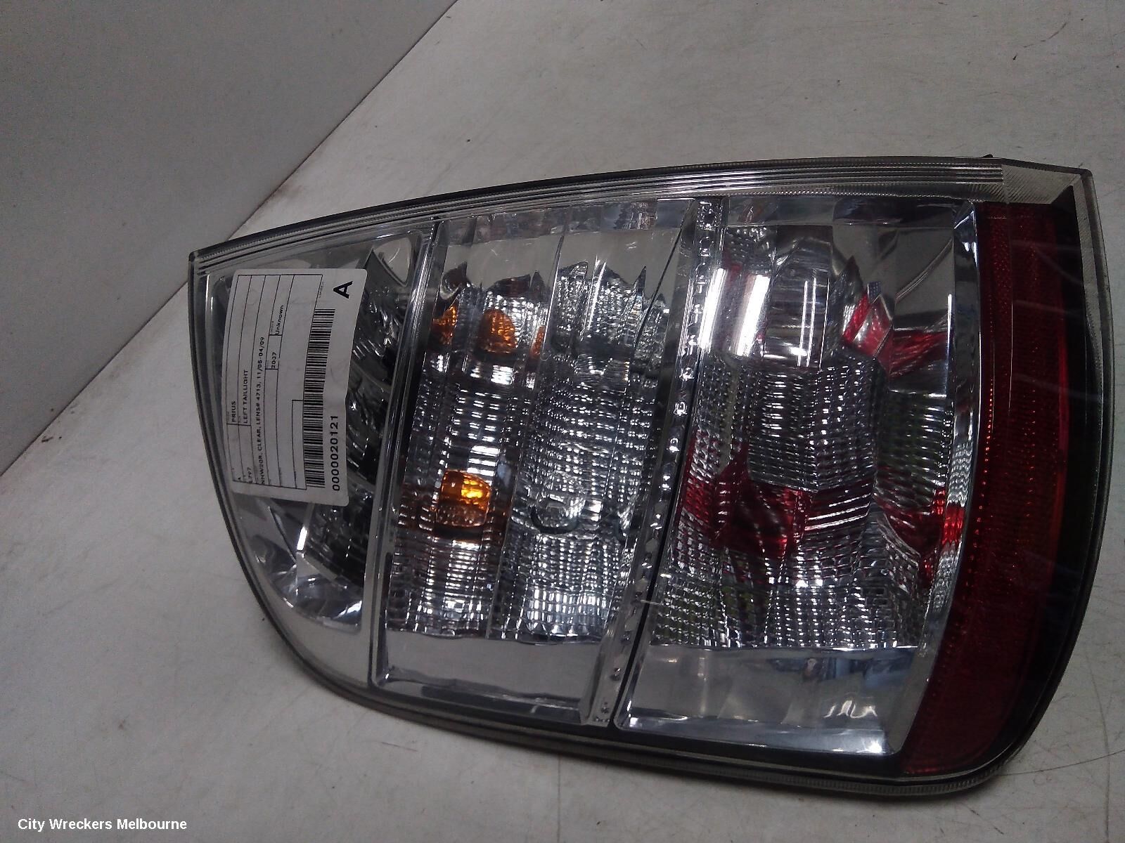 TOYOTA PRIUS 2007 Left Taillight