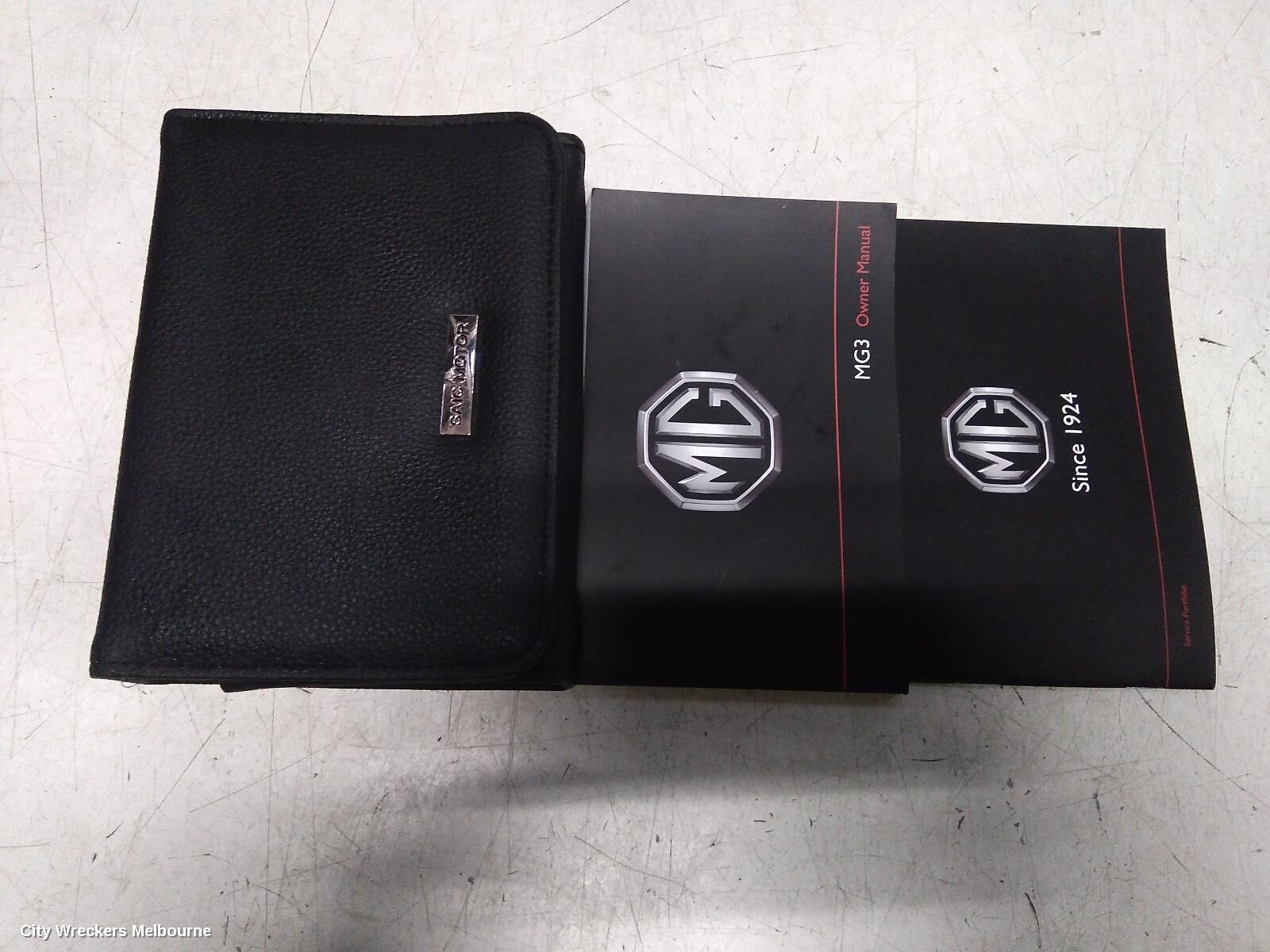 MG MG3 2022 Owners Handbook