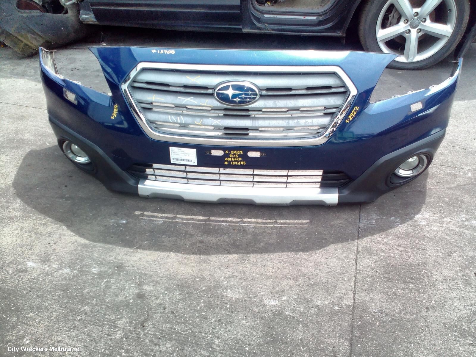 SUBARU OUTBACK 2015 Front Bumper