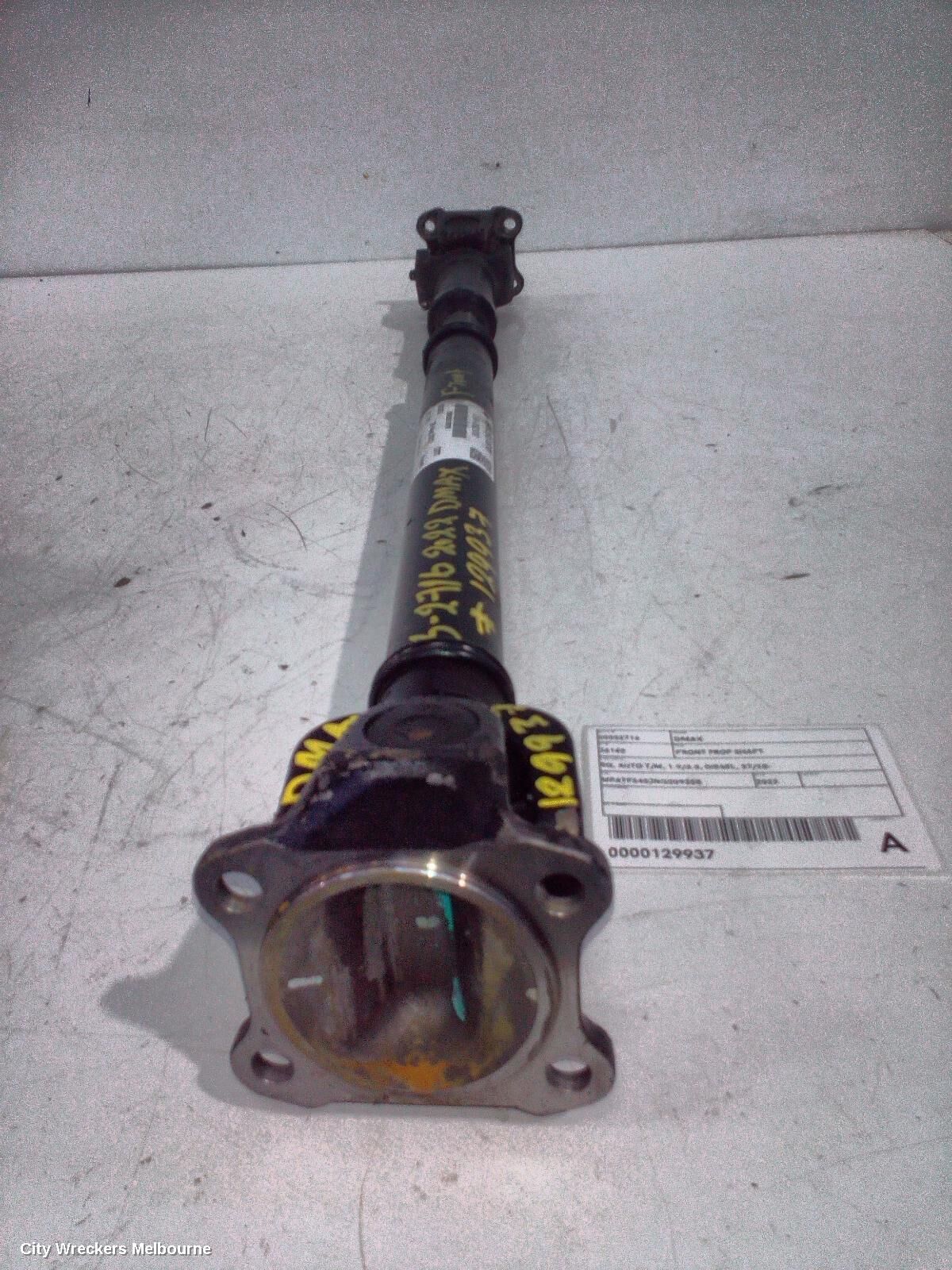 ISUZU DMAX 2022 Front Prop Shaft