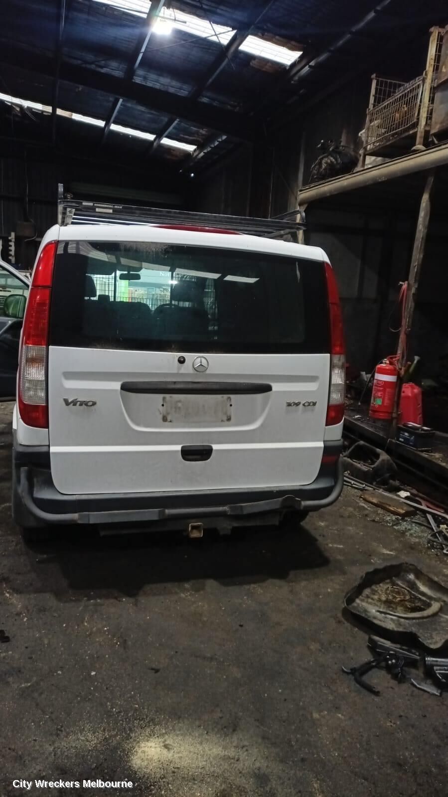 MERCEDES VITO 2007 F/Bar Reinforc/Brack