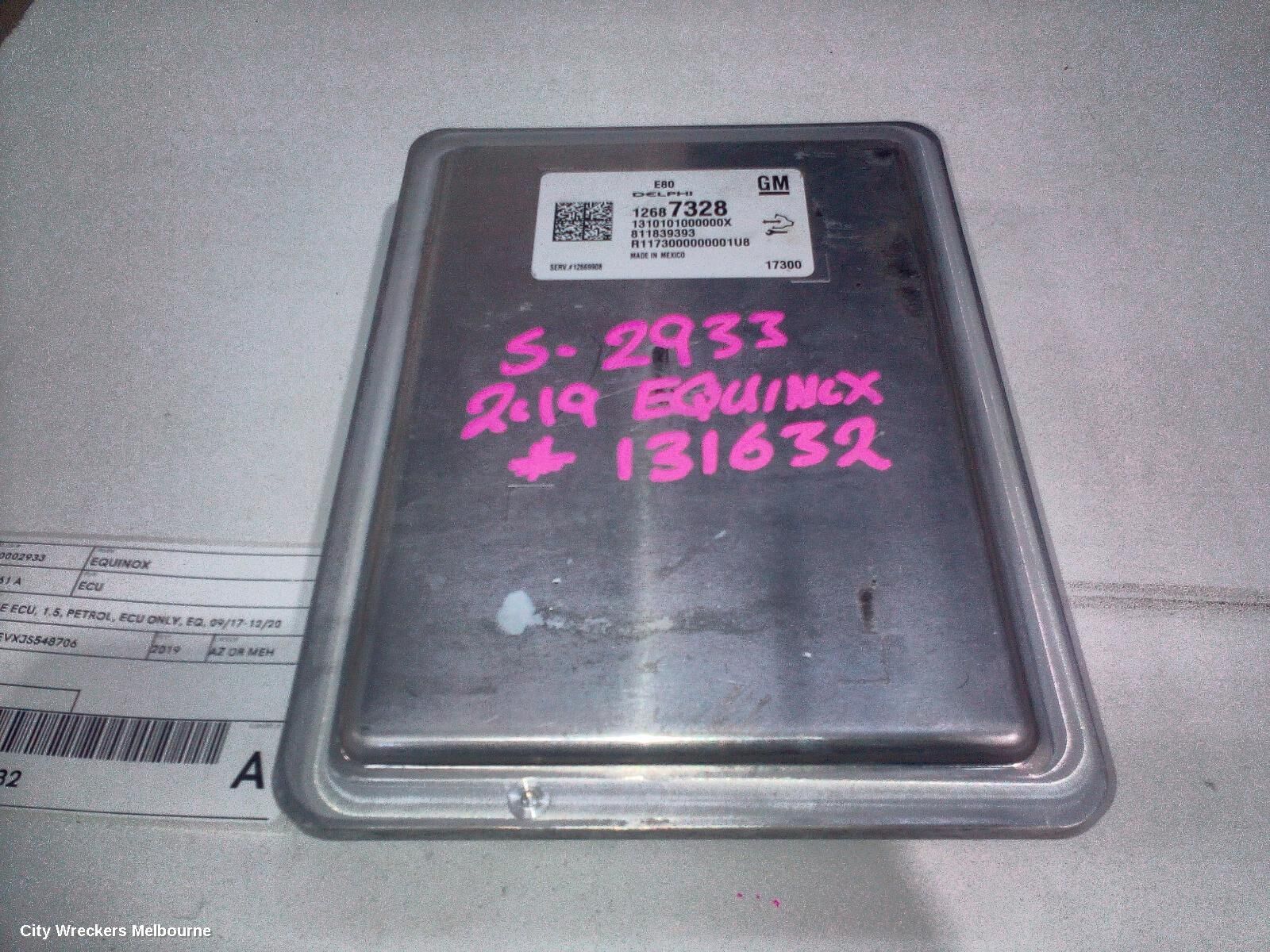 HOLDEN EQUINOX 2019 Ecu