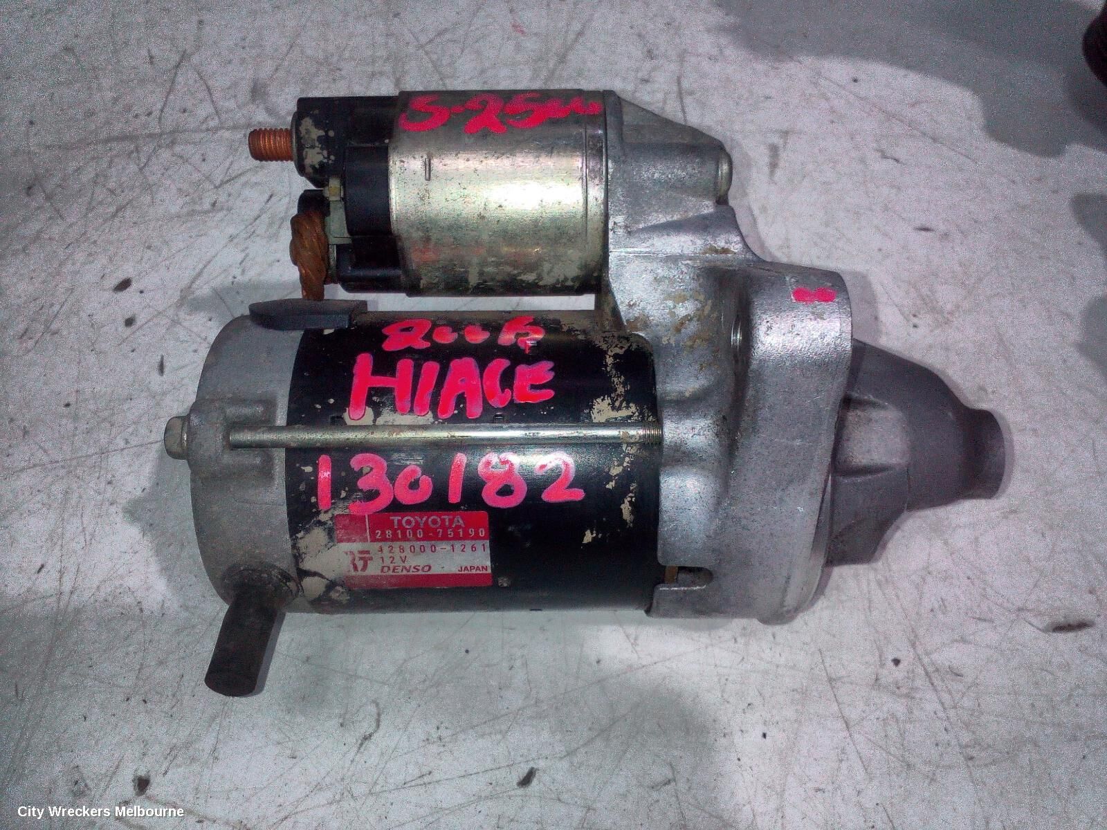 TOYOTA HIACE 2006 Starter
