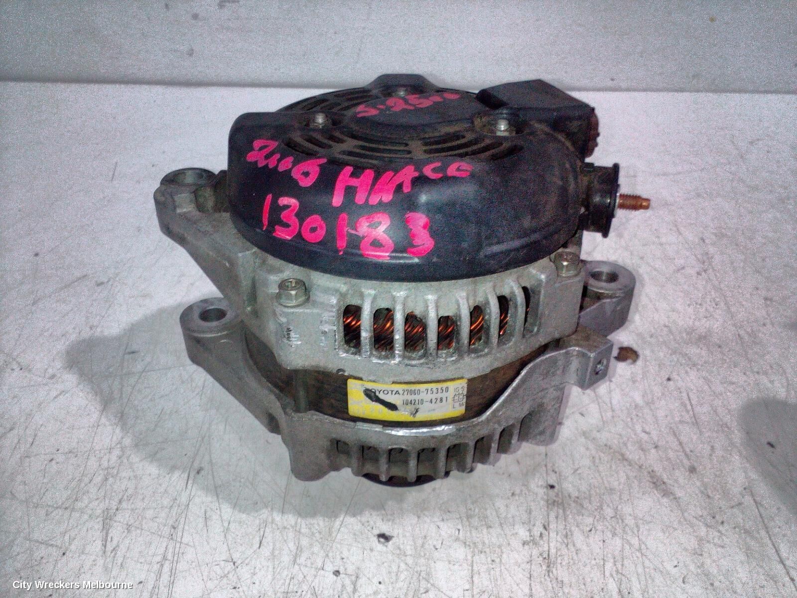TOYOTA HIACE 2006 Alternator