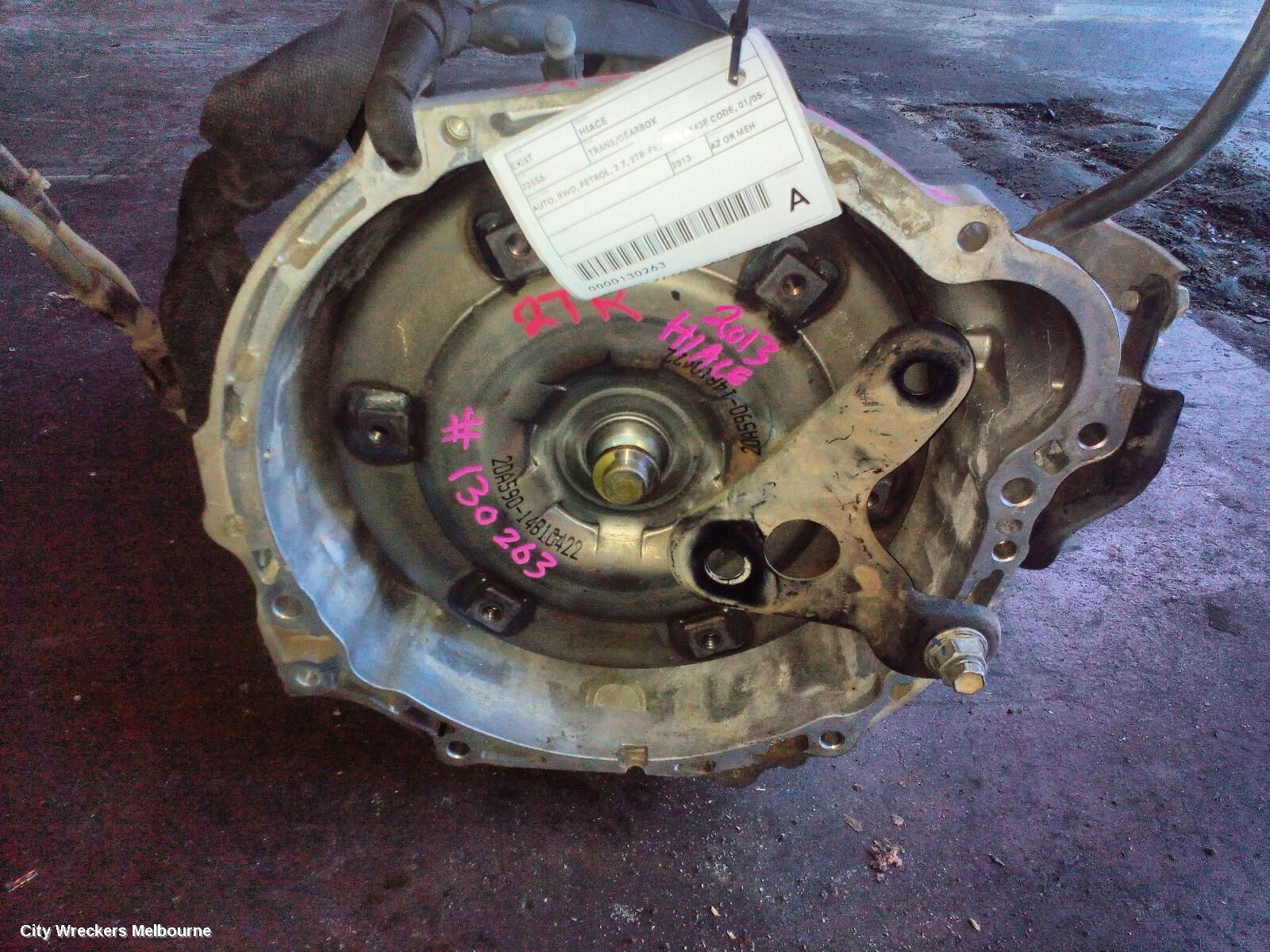 TOYOTA HIACE 2013 Trans/Gearbox