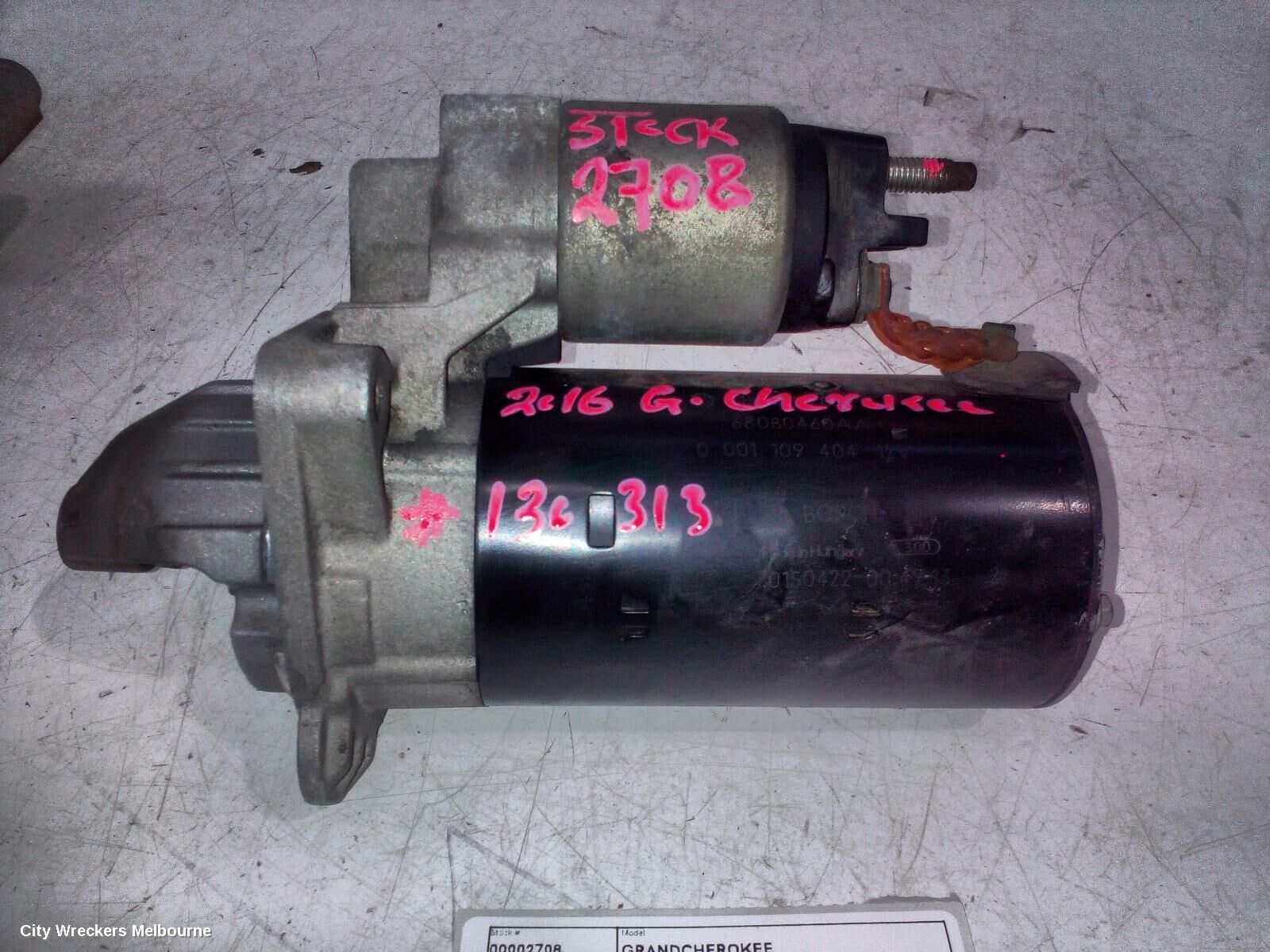 JEEP GRANDCHEROKEE 2016 Starter