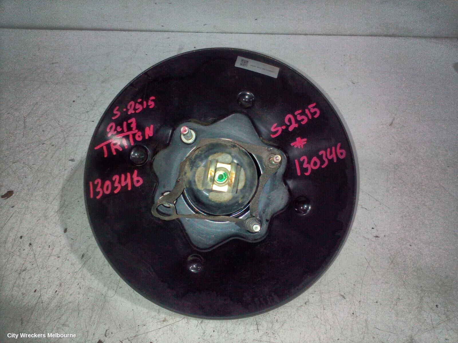 MITSUBISHI TRITON 2017 Brake Booster