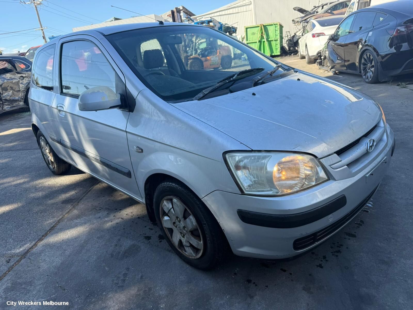 HYUNDAI GETZ 2004 Left Front Door Window
