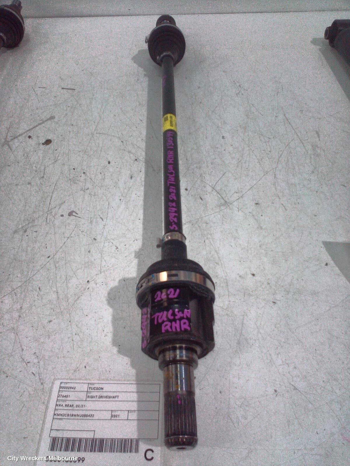 HYUNDAI TUCSON 2021 Right Driveshaft