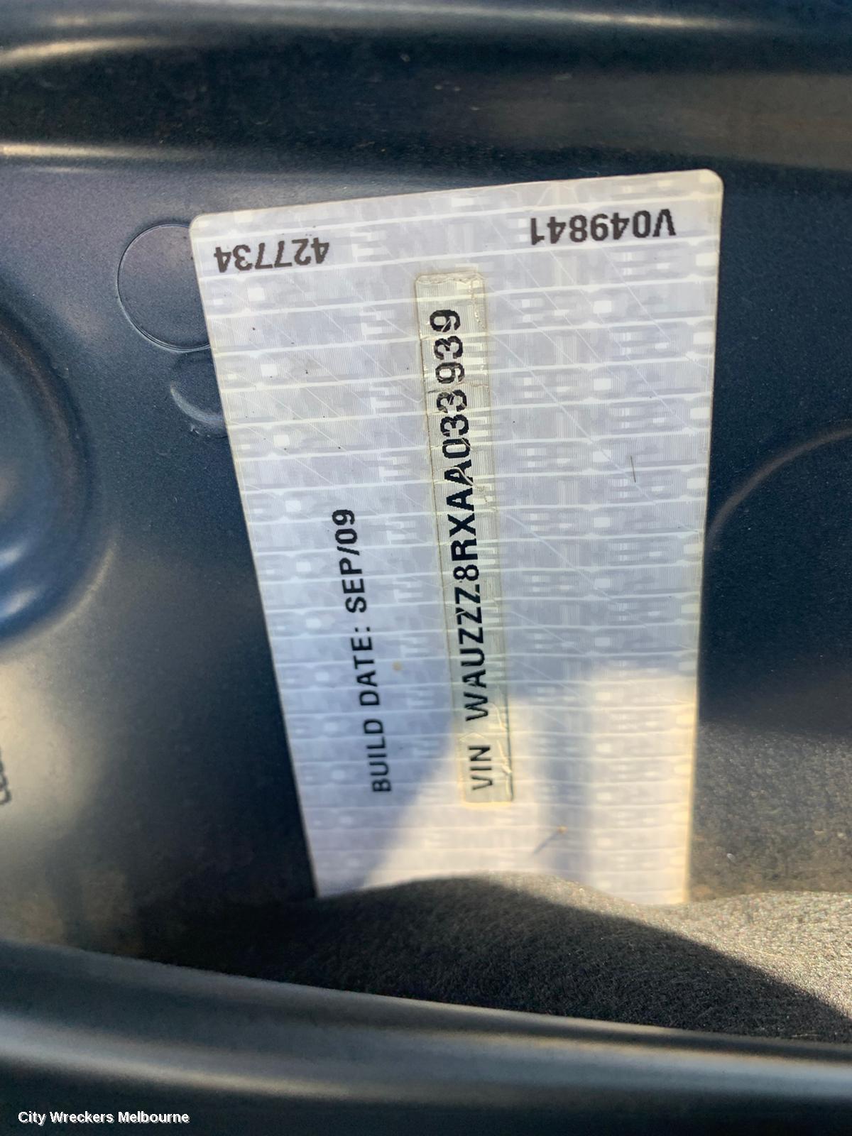 AUDI Q5 2010 Sunvisor
