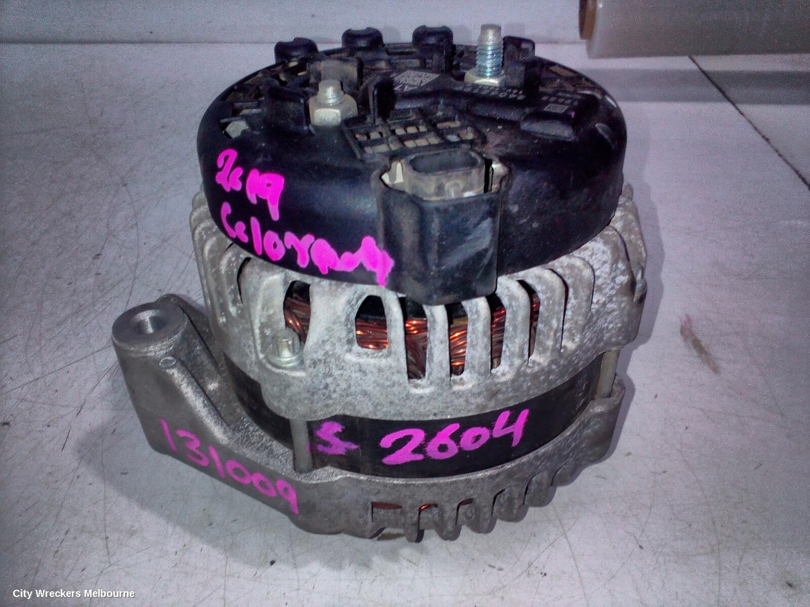 HOLDEN COLORADO 2019 Alternator