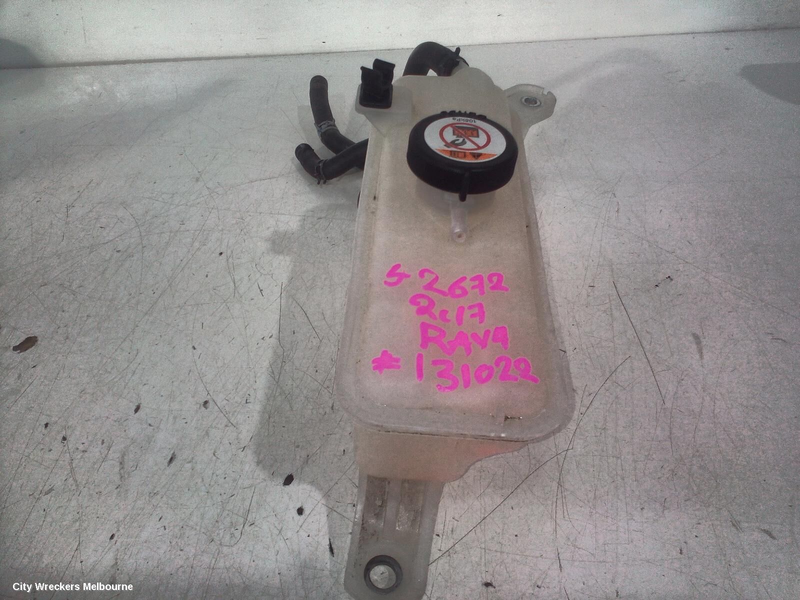 TOYOTA RAV4 2017 Overflow Bottle