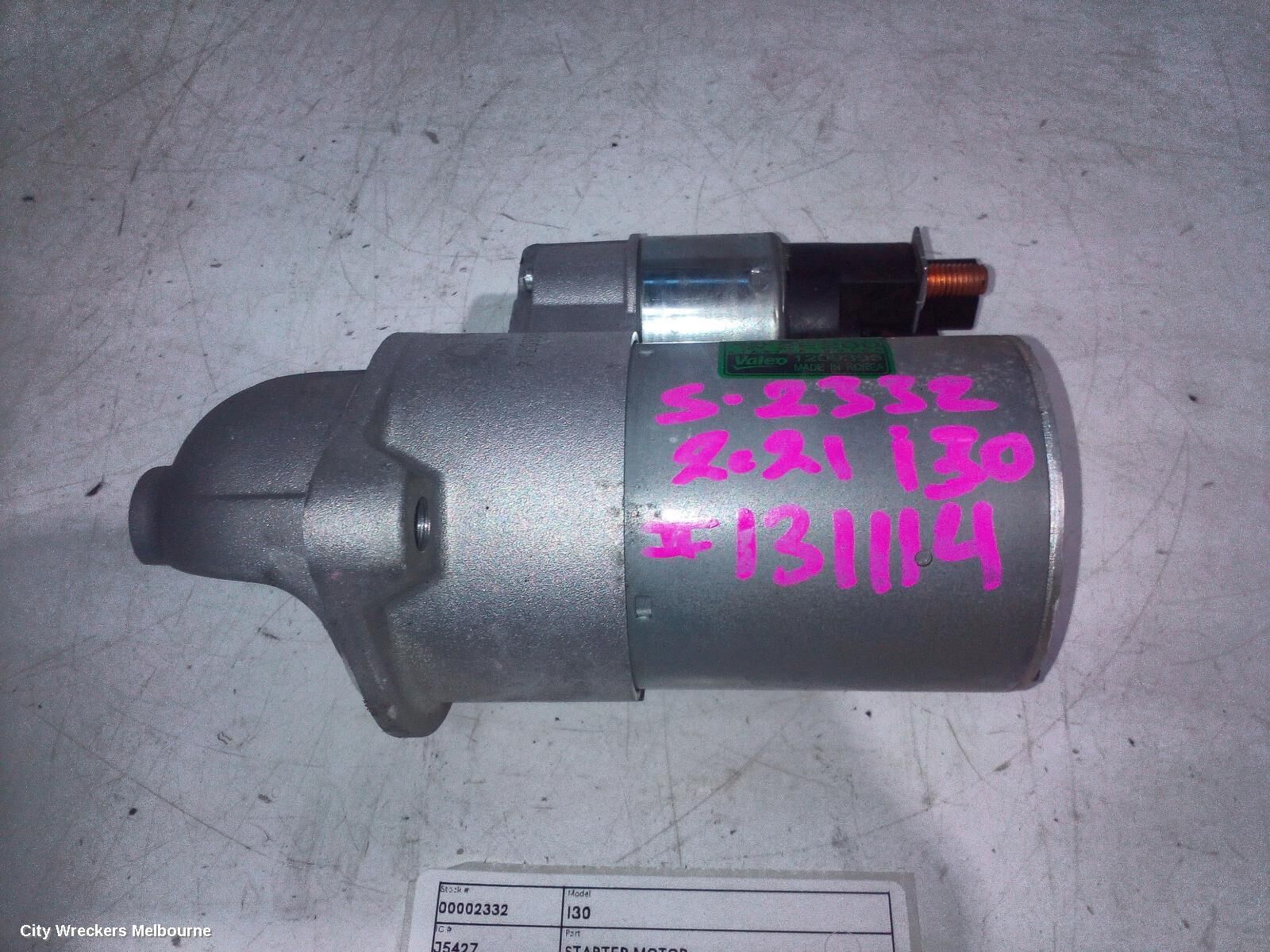 HYUNDAI I30 2021 Starter