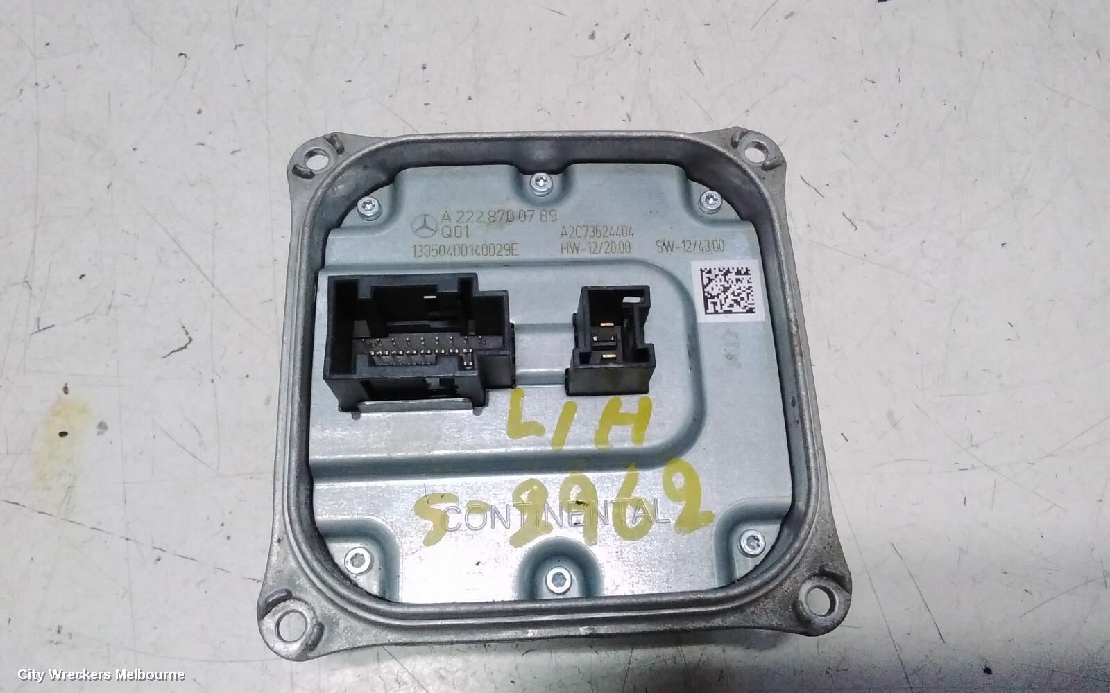 MERCEDES E CLASS, W212/S212, 07/09-05/16, A2228700789 Headlight Control Module Ballast : 131152