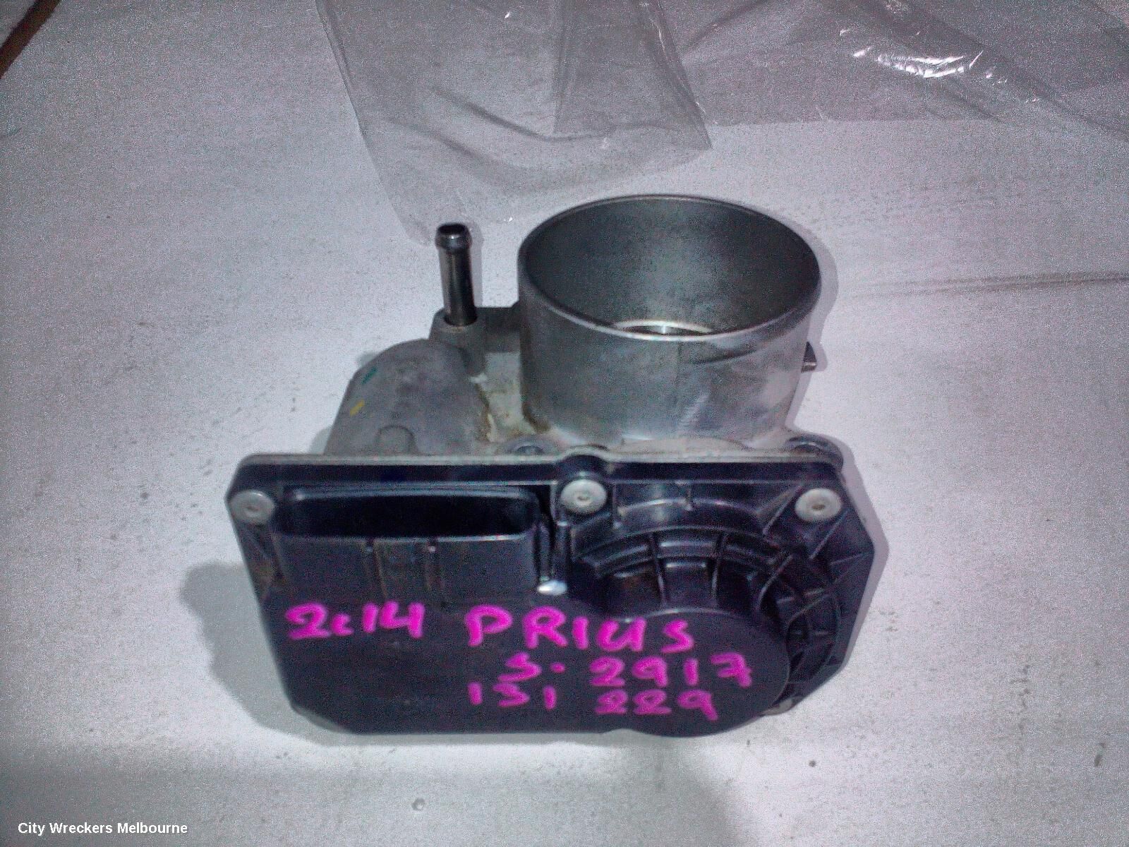 TOYOTA PRIUS 2014 Throttle Body